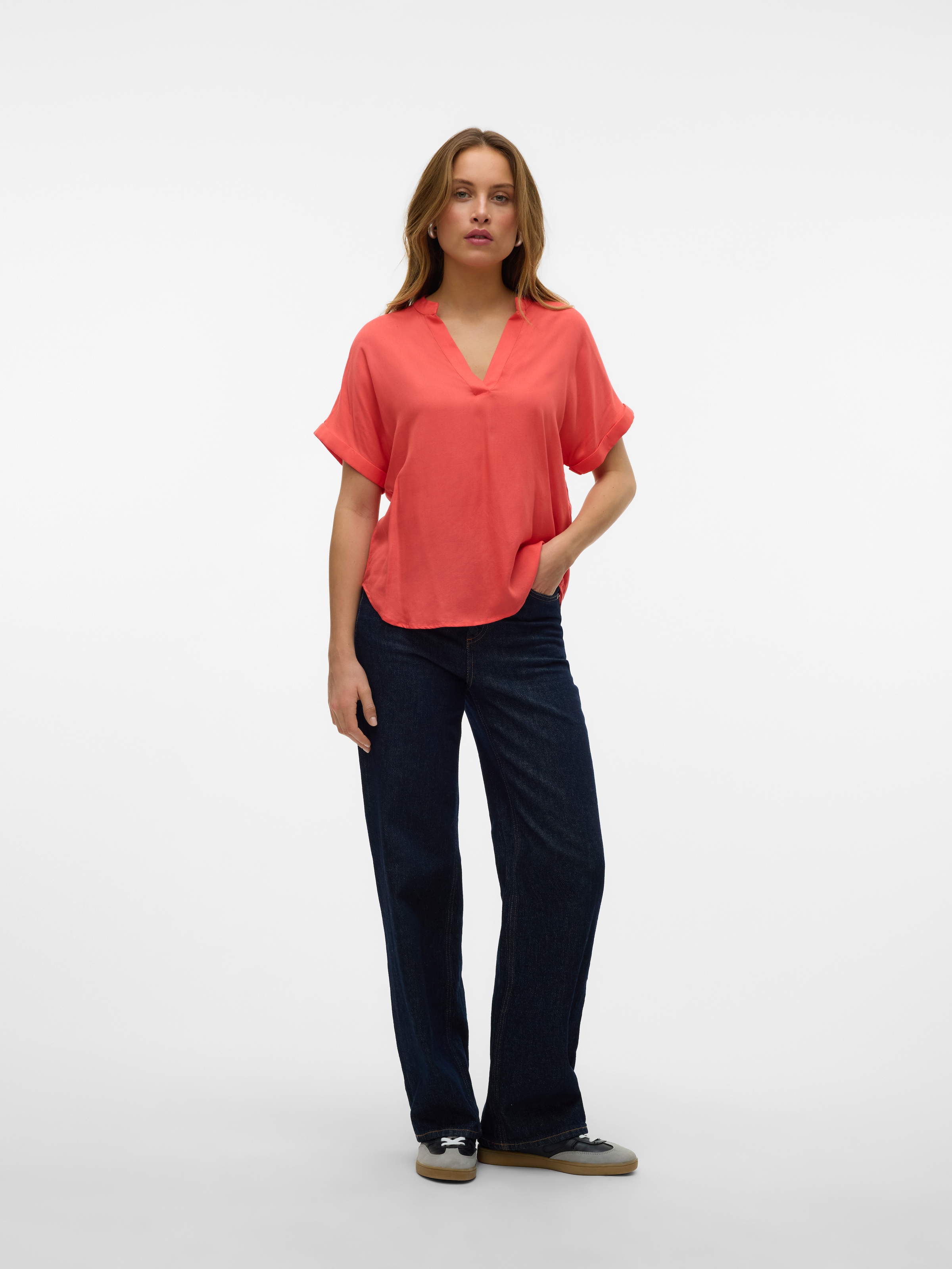 Vero Moda Shirtbluse »VMBEAUTY SS TOP GA NOOS«