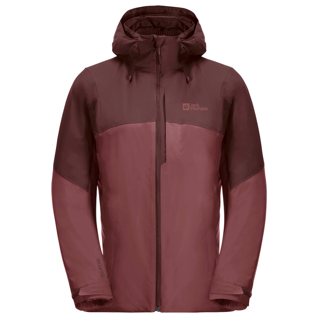 Jack Wolfskin 3-in-1-Funktionsjacke »FELDBERG 3IN1 JKT W«, (2 teilig), mit Kapuze