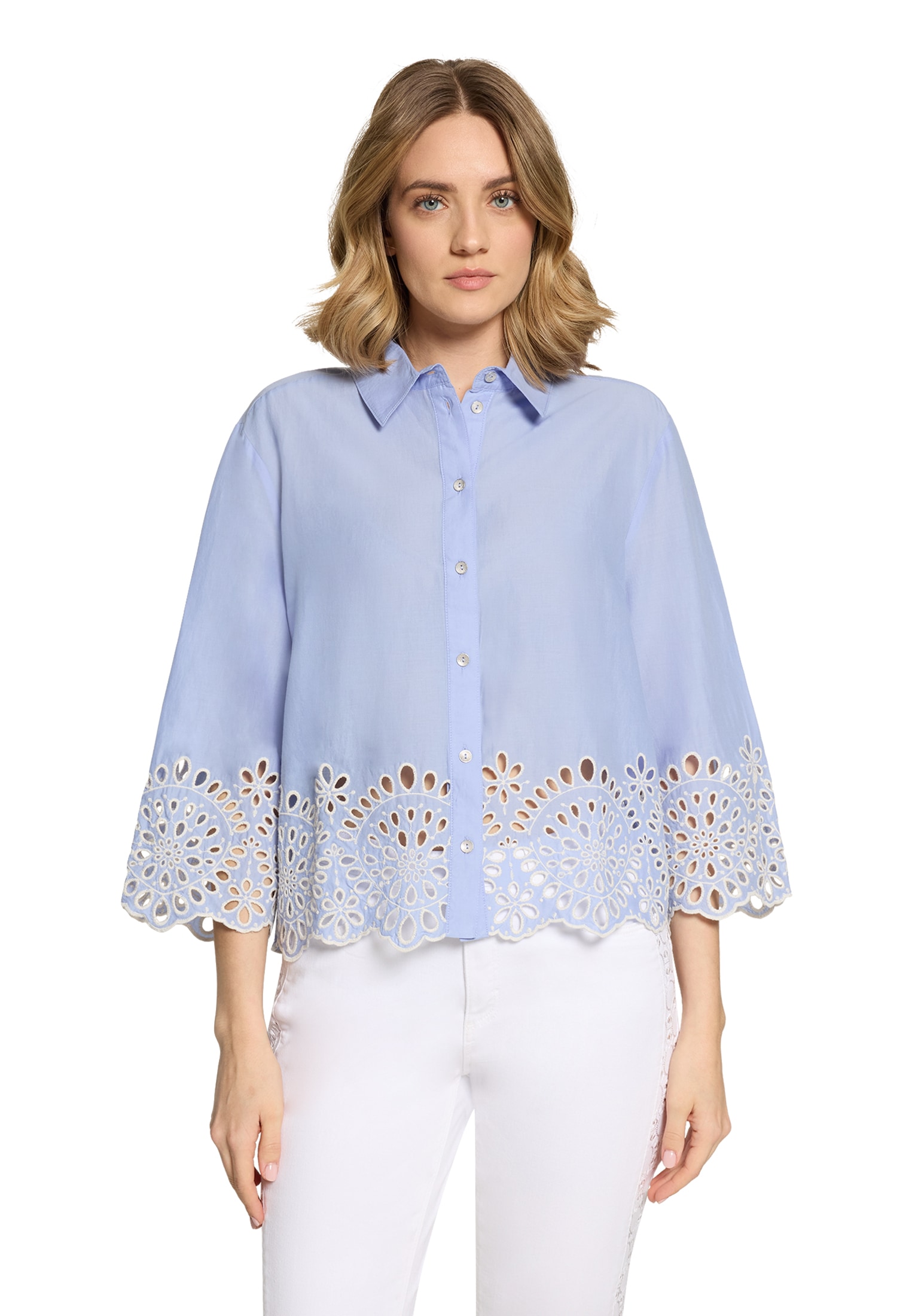 Cartoon Klassische Bluse »Casual-Bluse mit Stickerei«