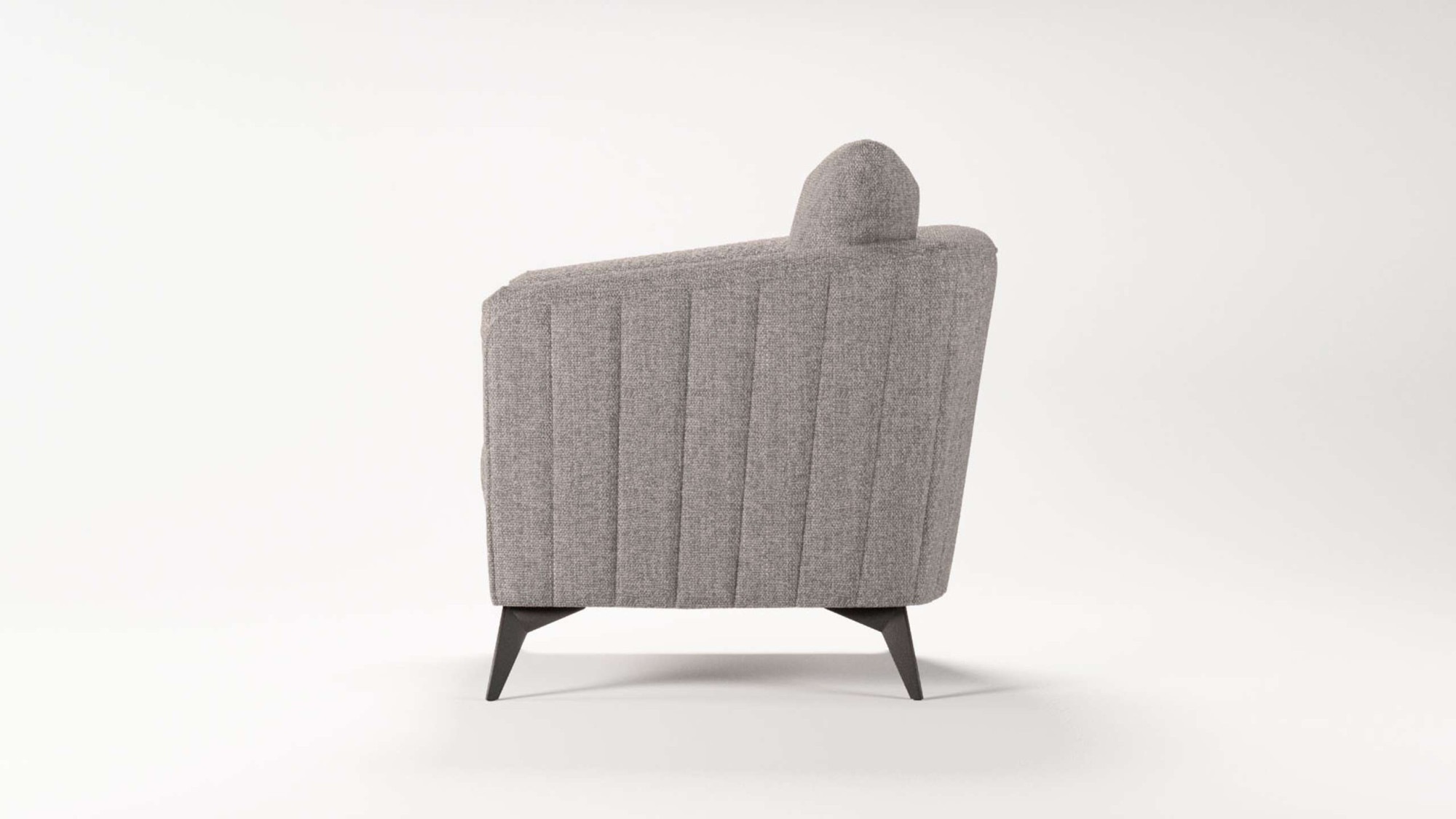 Places of Style Cocktailsessel »MATTHEW Sessel, Maße B/T/H: 83/85/88 cm«, modern, mit Rückenkissen
