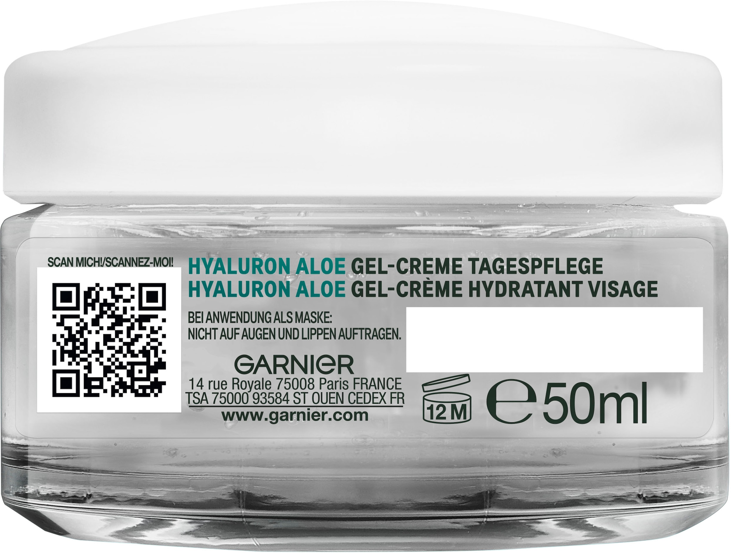 GARNIER Gesichtsgel »Hyaluron Aloe Gel-Creme«, mit hoher Wirksamkeit