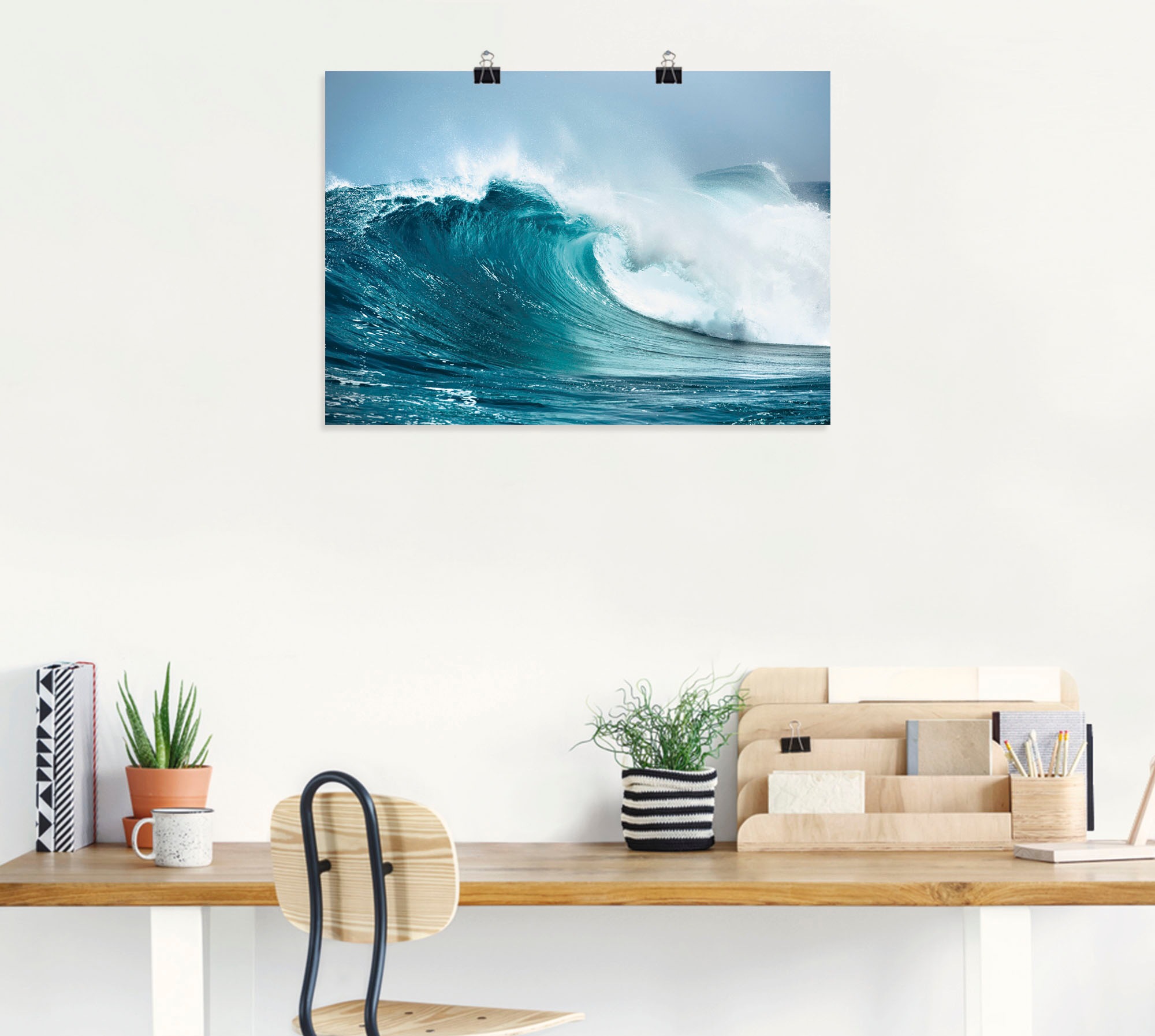Artland Wandbild »Ozeanwelle«, Gewässer, (1 St.), als Leinwandbild, Poster, Wandaufkleber in verschied. Größen