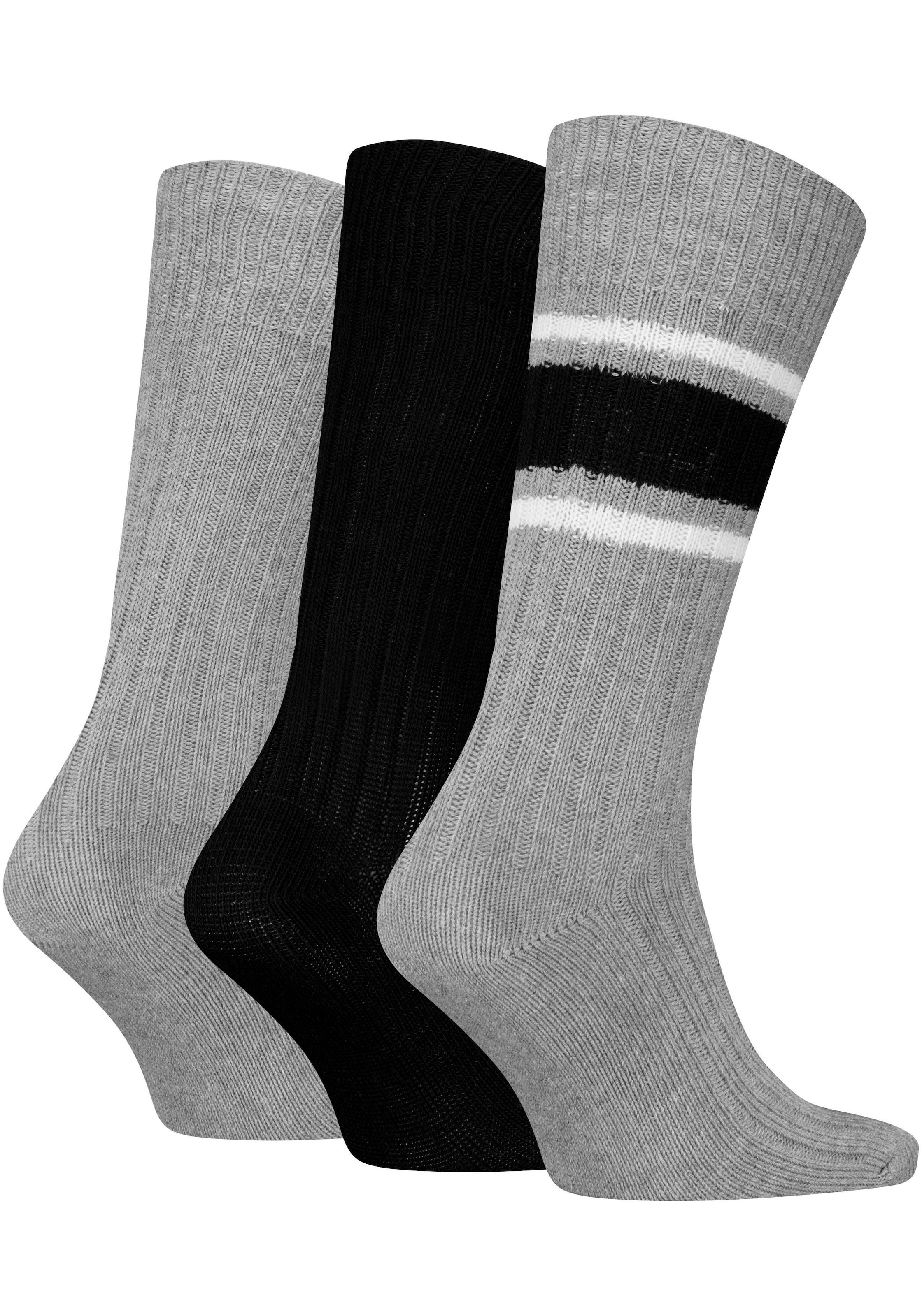 Tommy Hilfiger Socken, (3 Paar), mit dezentem Logo