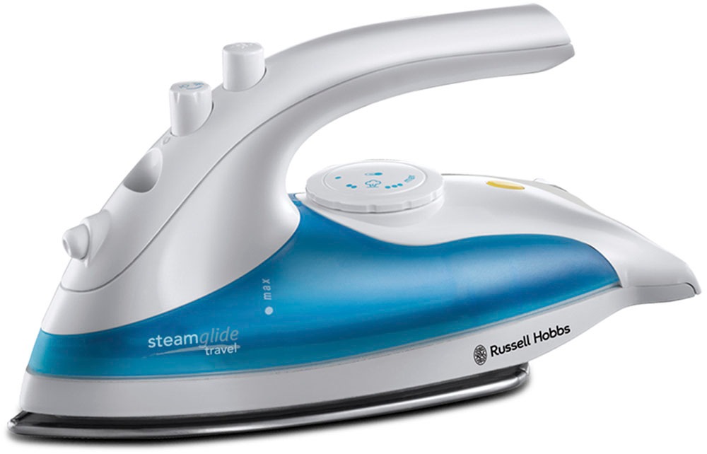 RUSSELL HOBBS Dampfbügeleisen »22470-56, Reisedampfbügeleisen« 830 W mit Edelstahlsohle, weltweite Spannungsanpassung 110-240V