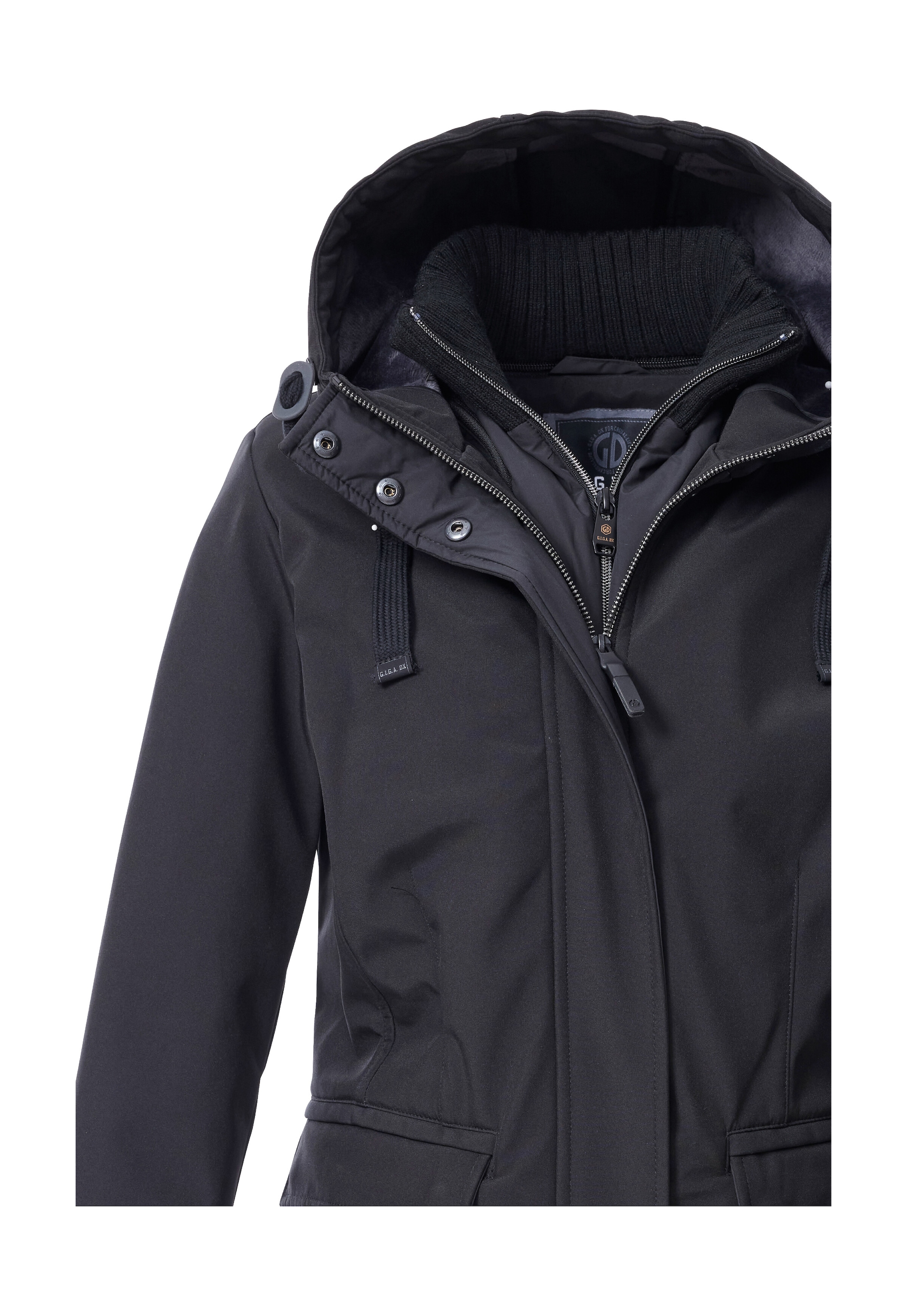 G.I.G.A. DX by killtec Softshellparka »GW 79 WMN SFTSHLL PRK«, Damen Softshellparka: wasserabweisend, 2-Wege-Reißverschluss