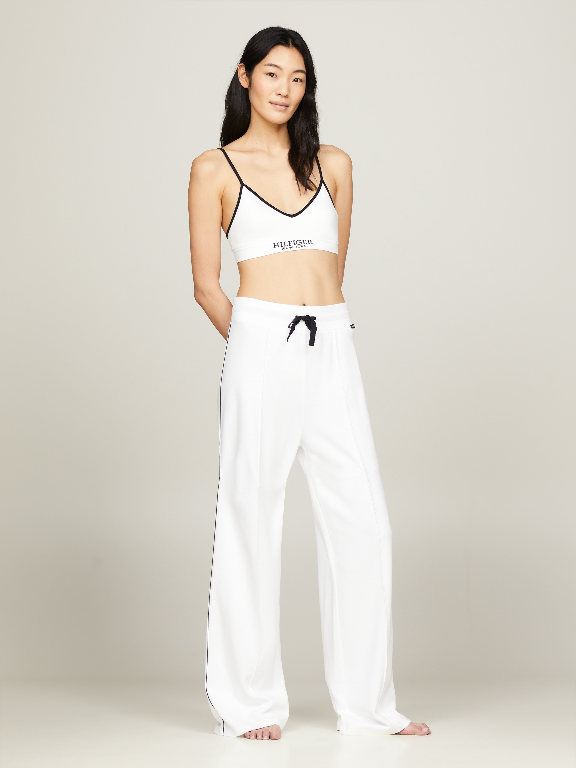 Tommy Hilfiger Underwear Bralette-BH »TRIANGLE RP«, mit verstellbaren Träger, Rippware, Logo-Schriftzug