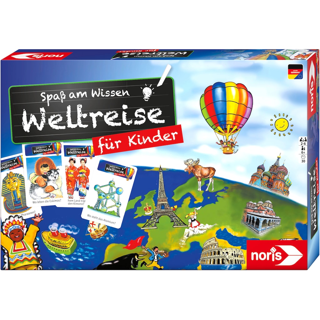 Noris Spiel »Spaß am Wissen - Weltreise für Kinder«