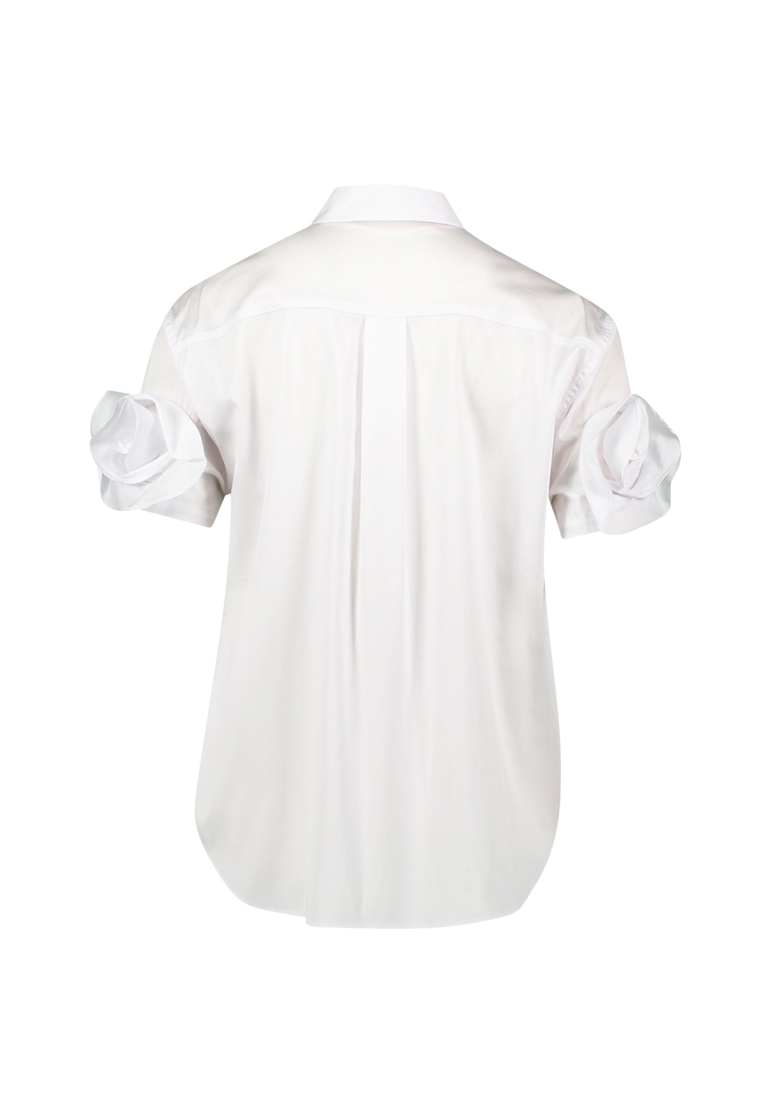Zero Klassische Bluse »Bluse mit Stoffblume am Ärmel«
