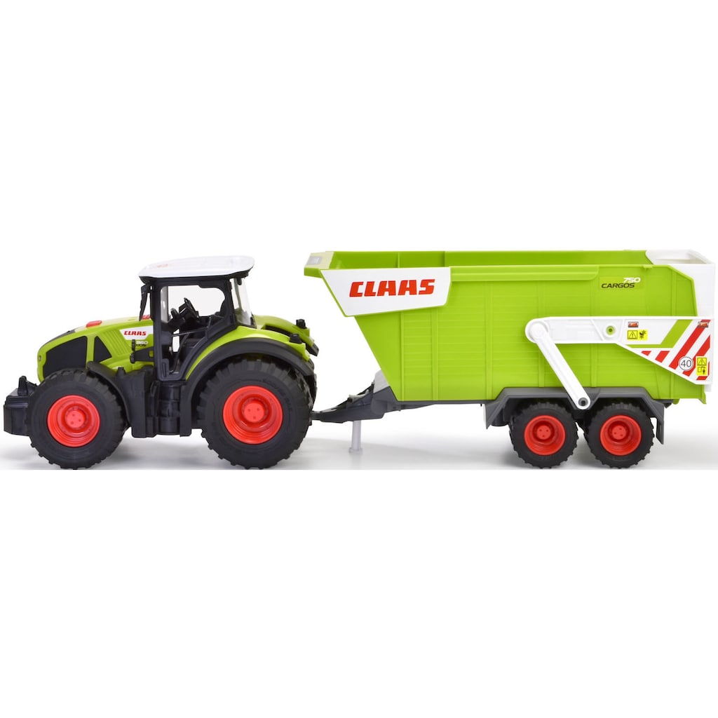 Dickie Toys Spielzeug-Traktor »CLAAS mit Anhänger«, mit Licht und Sound