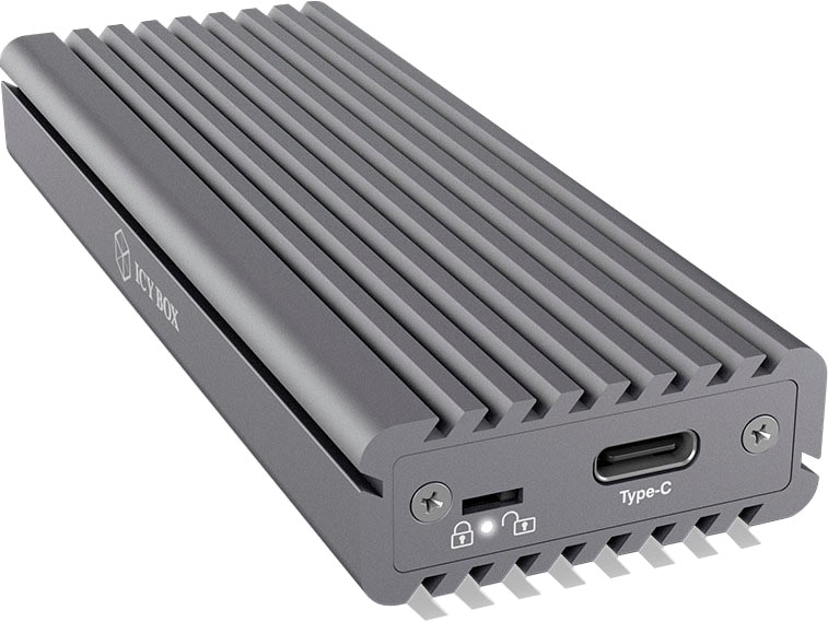 Computer-Adapter »ICY BOX Externes Type-C Gehäuse für M.2 NVMe SSD«