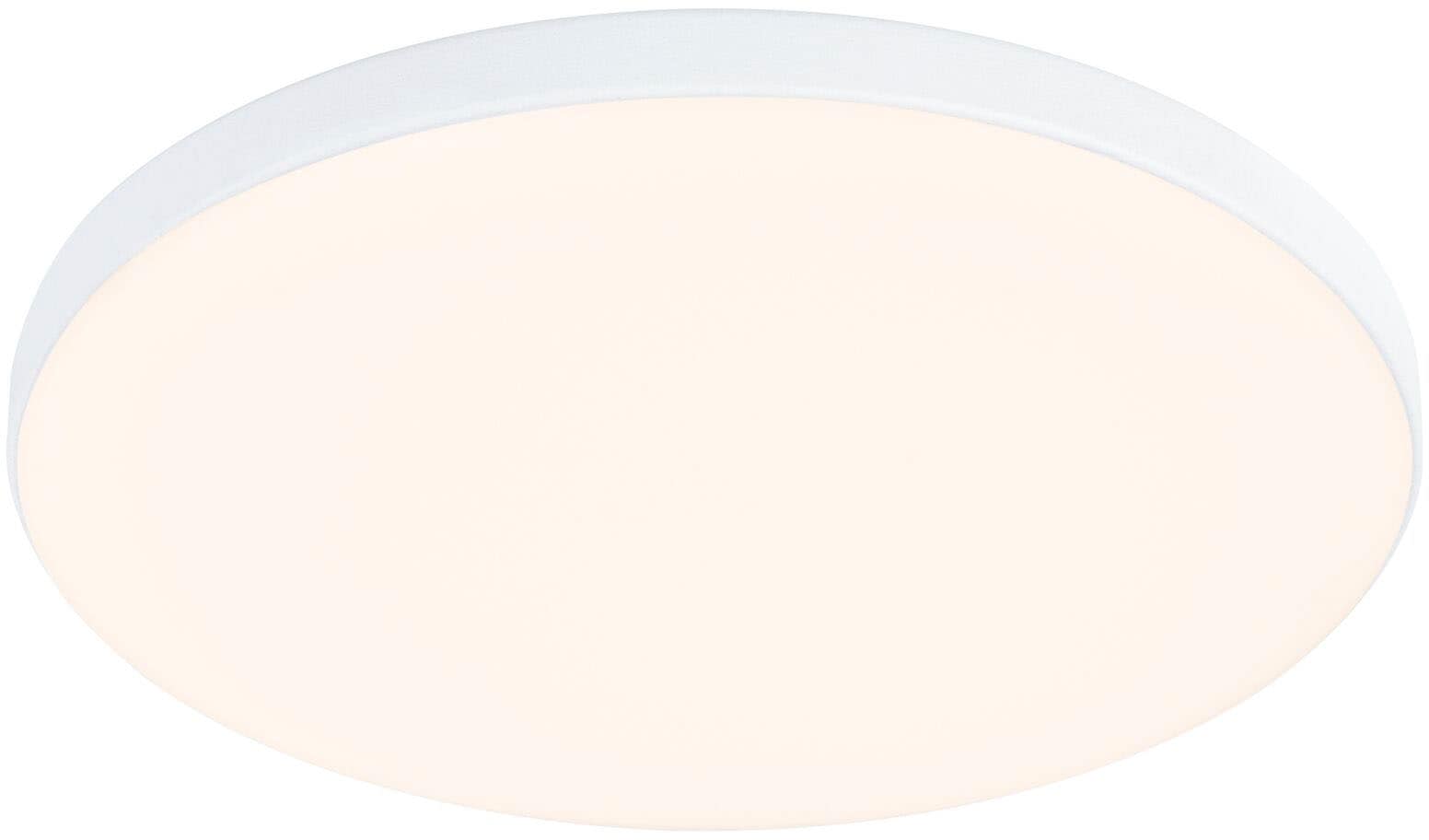 Paulmann LED Einbauleuchte »LED Einbaupanel Veluna VariFit Edge IP44 rund 120mm 650lm 3000K Weiß«, 1 flammig, LED Einbaupanel Veluna VariFit Edge IP44 rund 120mm 650lm 3000K Weiß