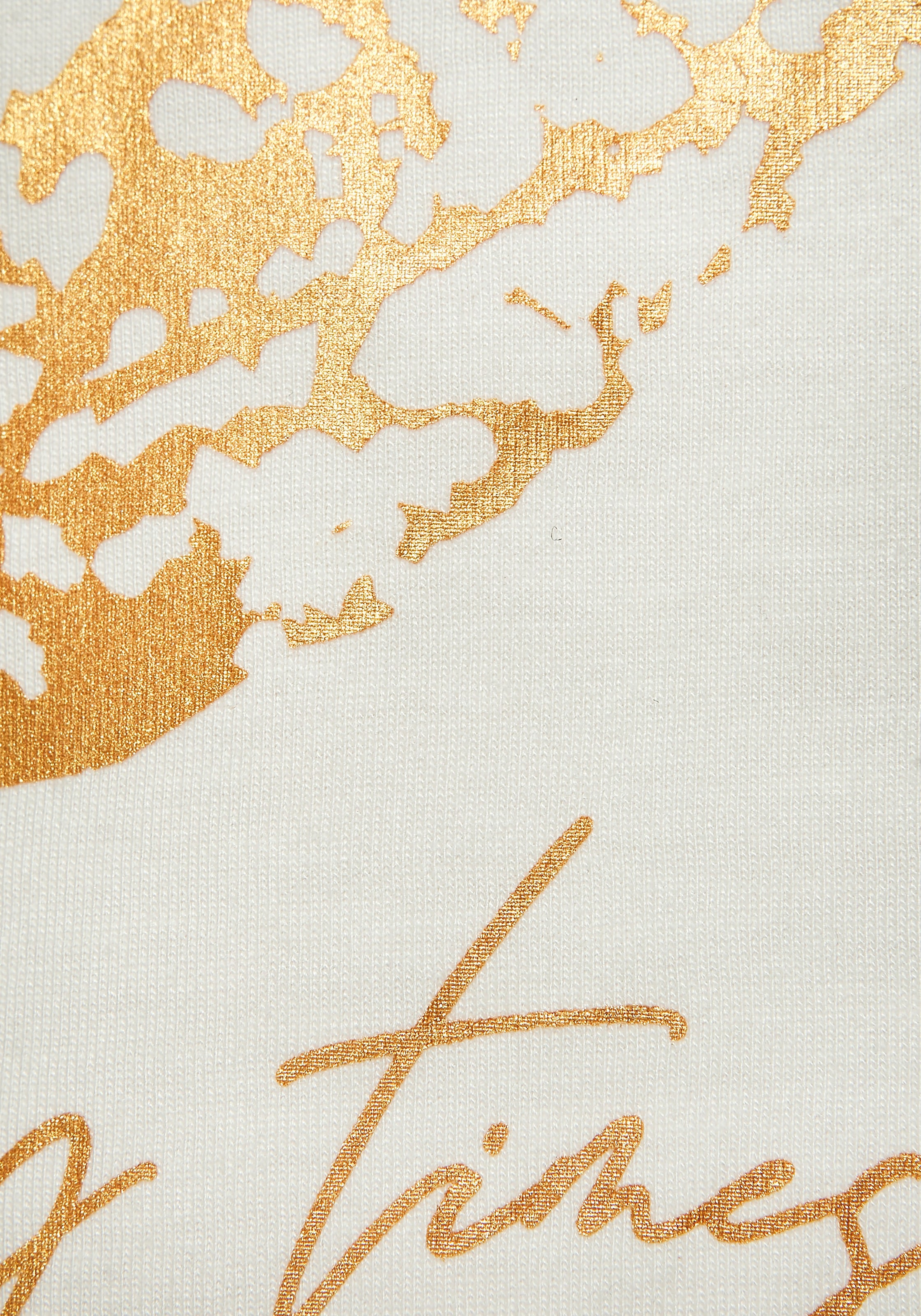 LASCANA Pyjamaoberteil 1-teilig,  mit Folienprint