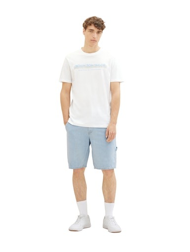 TOM TAILOR Denim T-Shirt, mit Logofrontprint