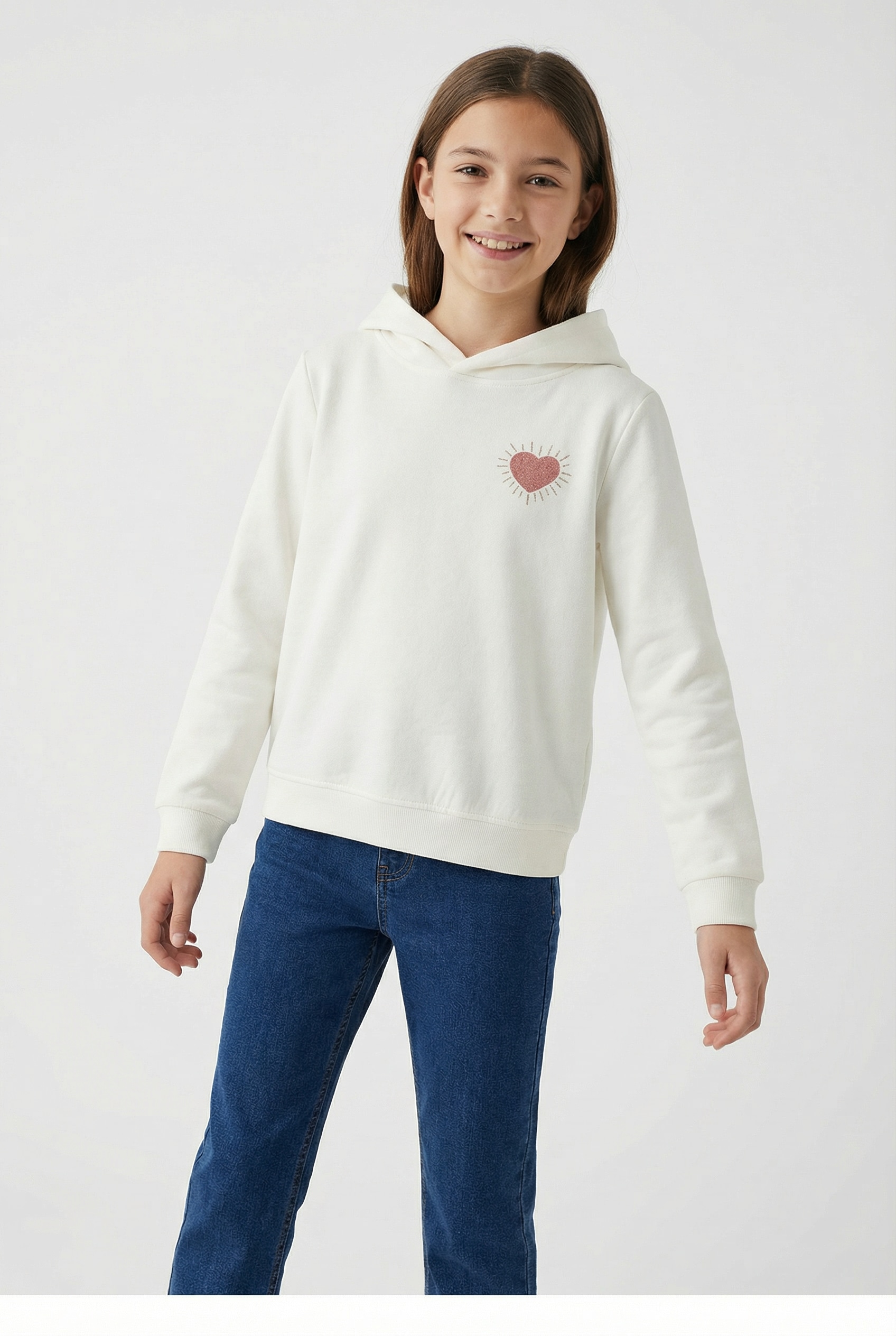 Name It Kapuzensweatshirt »NKFBIANA LS SWE WH BRU BOX PS«
