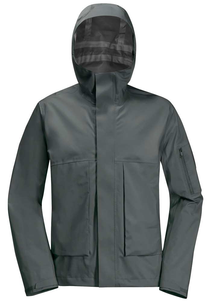 Jack Wolfskin Regenjacke »WANDERMOOD 3L JKT M«, mit Kapuze