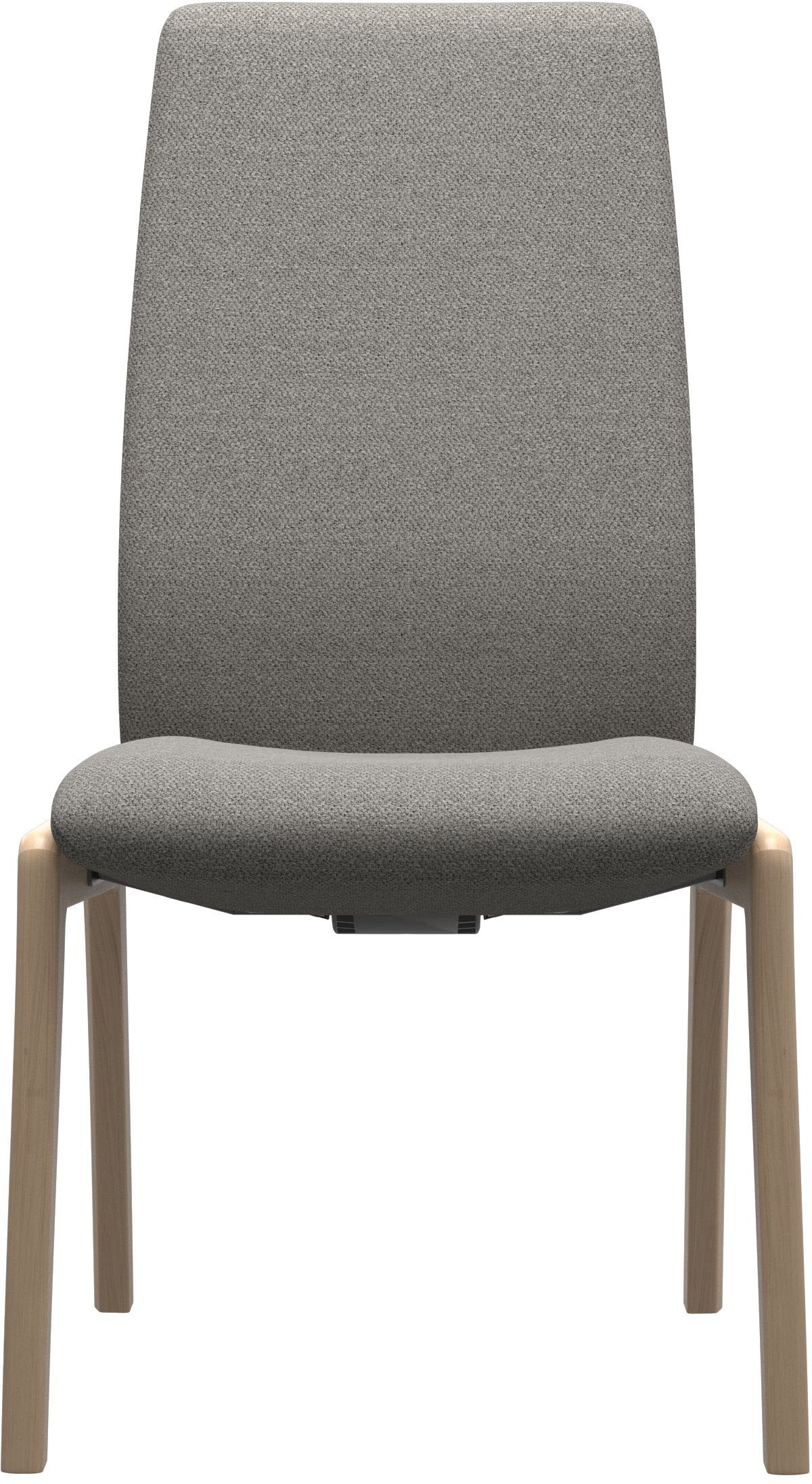 Stressless® Polsterstuhl »Laurel«, ROHLEDER Stoff Q2 FARON, High Back, Größe L, mit abgerundeten Beinen in Eiche natur