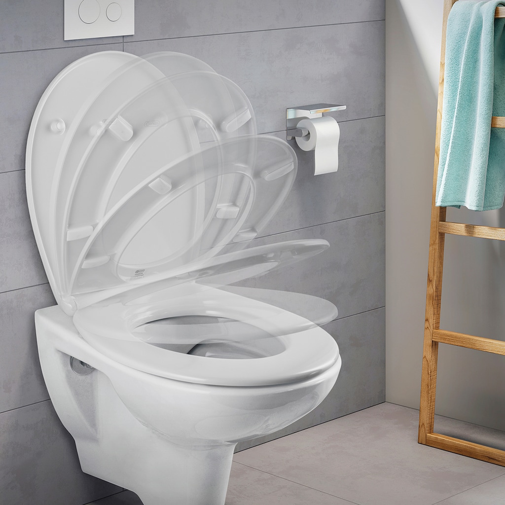 CORNAT WC-Sitz »Flaches Design - Pflegeleichter Duroplast - Quick up«