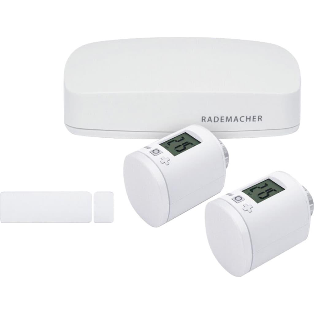 Rademacher Smart-Home Starter-Set »Aktionspaket ''Heizen''«, (Set, 2x DuoFern Heizkörperstellantrieb, DuoFern Fenster-/Türkontakt)