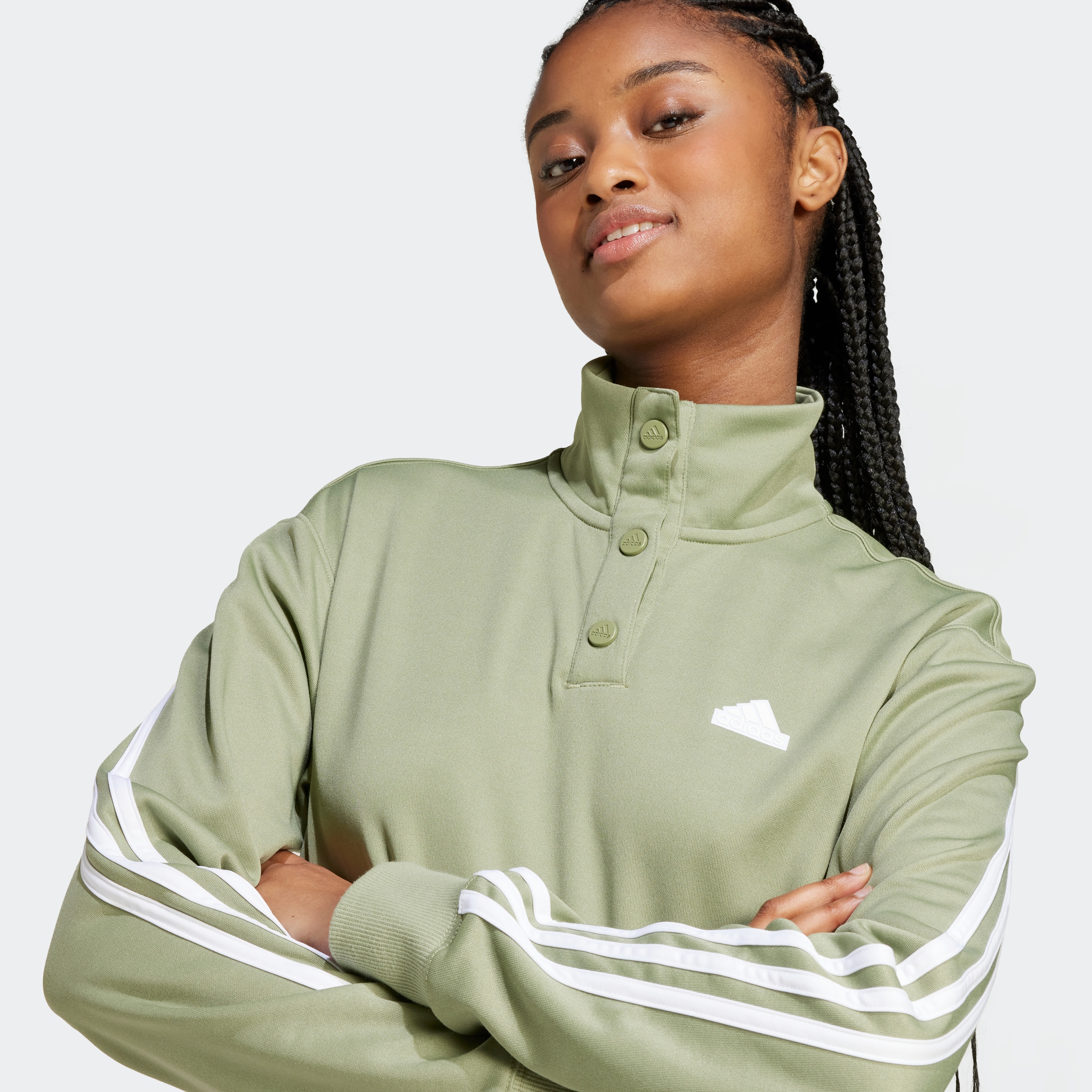 adidas Sportswear Sweatjacke »W ICONIC 3S TT«