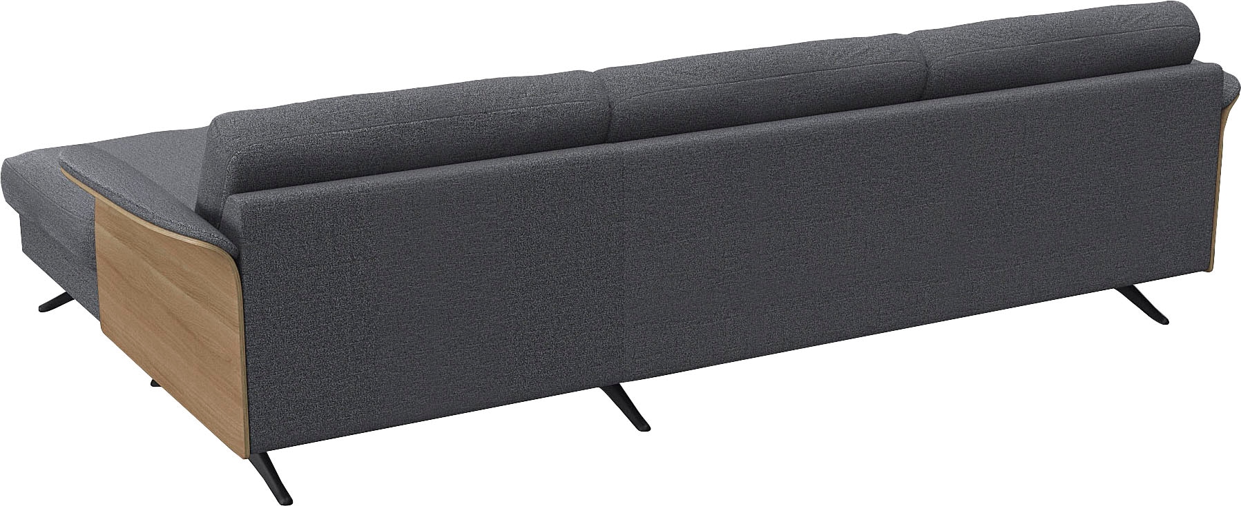 FLEXLUX Ecksofa »Glow, super bequem durch hochwertigem Sitzaufbau mit Federkern, L-Form«, Modernes skandinavisches Design