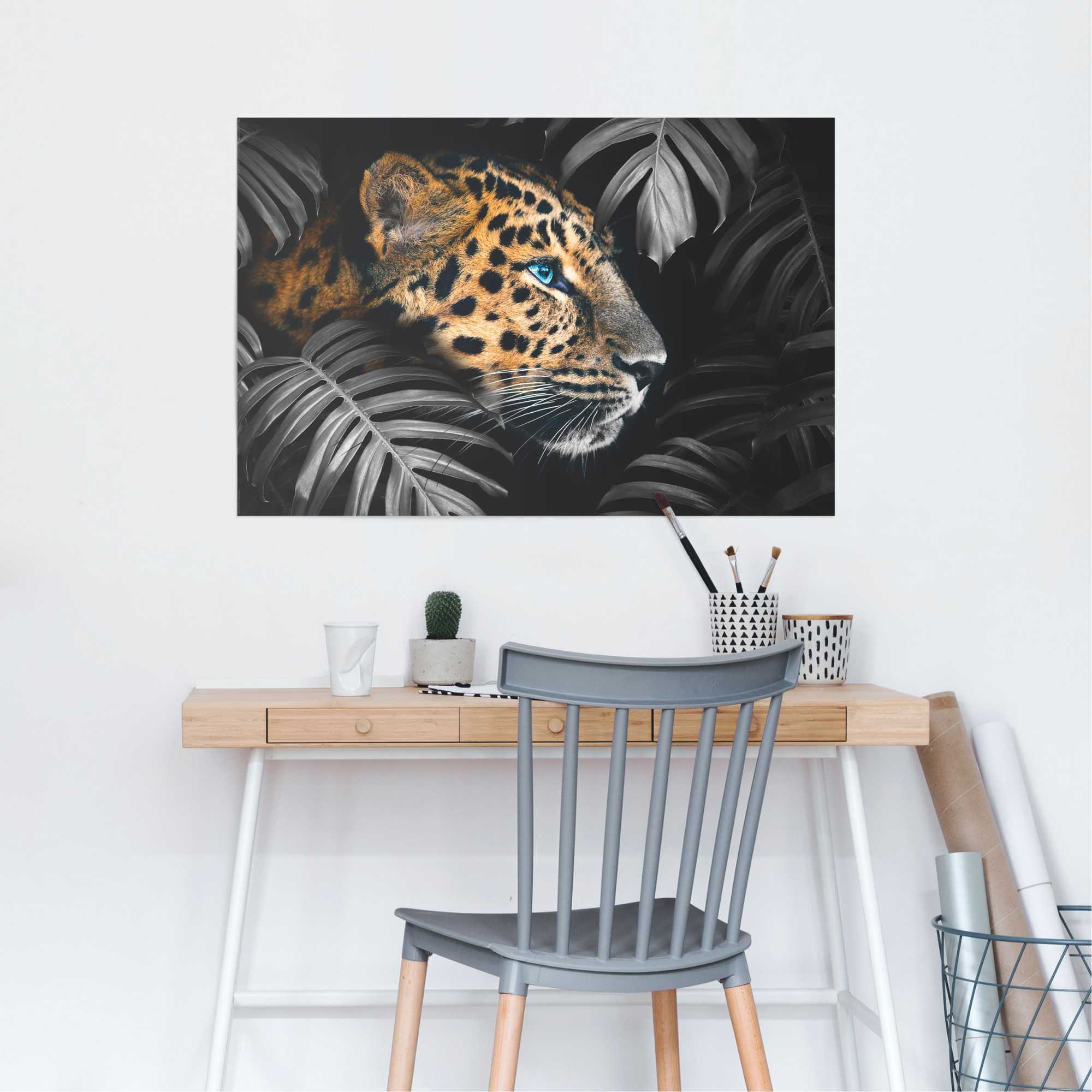 Reinders! »Leopard Eyecatcher - Jungle bequem Tiermotiv - kaufen (1 Modern«, - St.) Poster