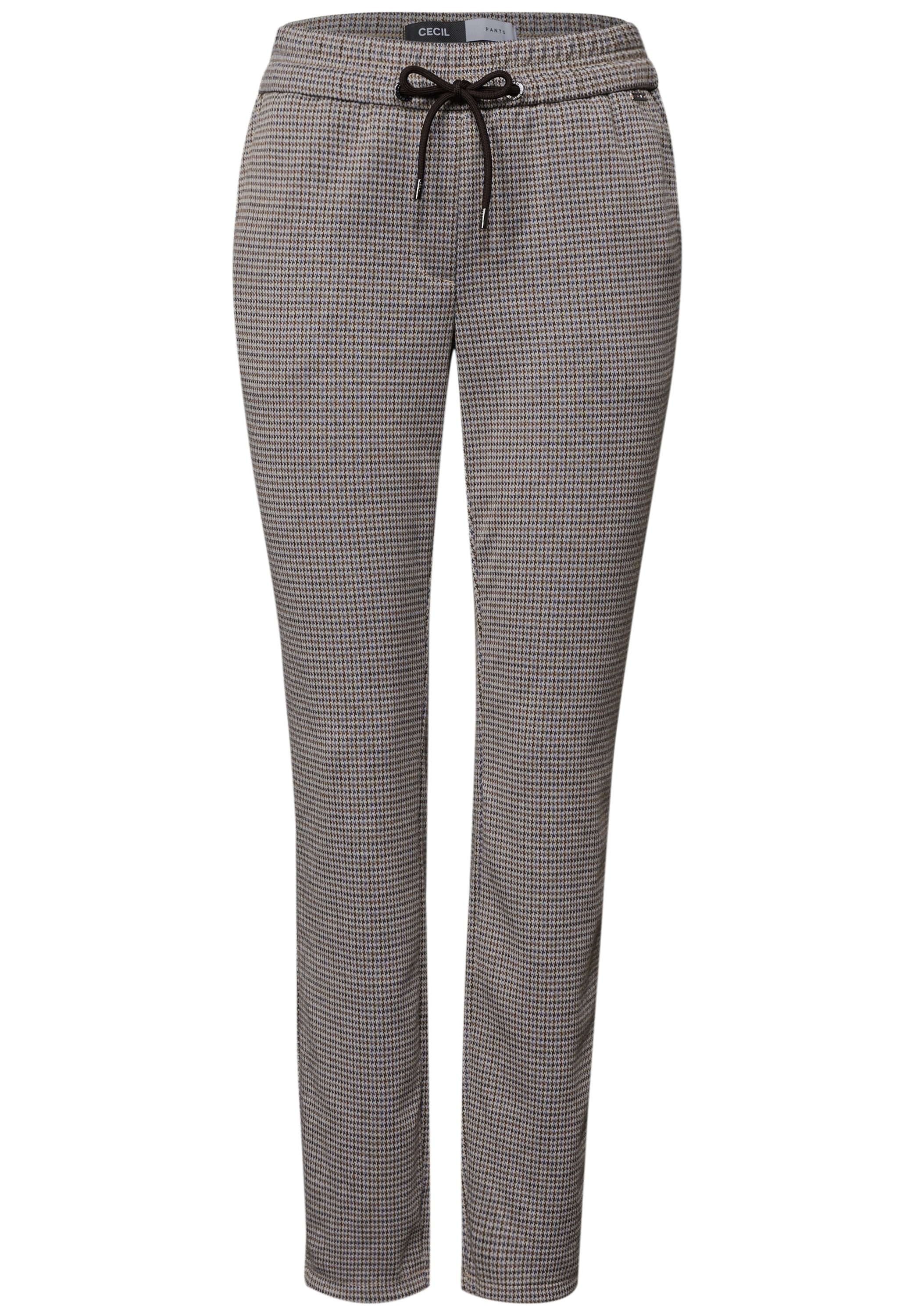 Cecil Stoffhose »Style Tracey«  Slim Leg Hose mit Houndstooth-Muster