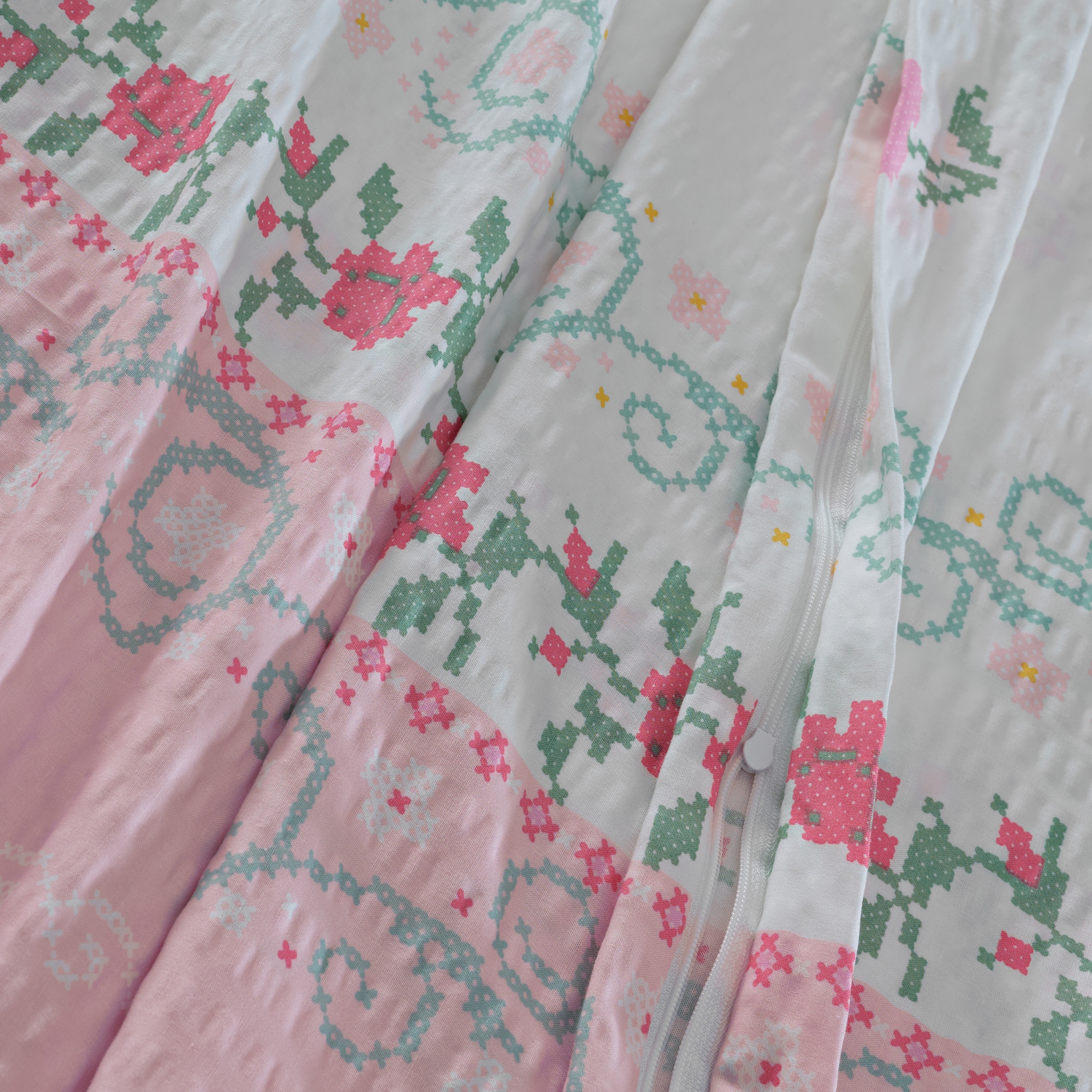 Florella Bettwäsche »»Hella rosa« Soft-Touch Seersucker,  50% Baumwolle, 50% Viskose«