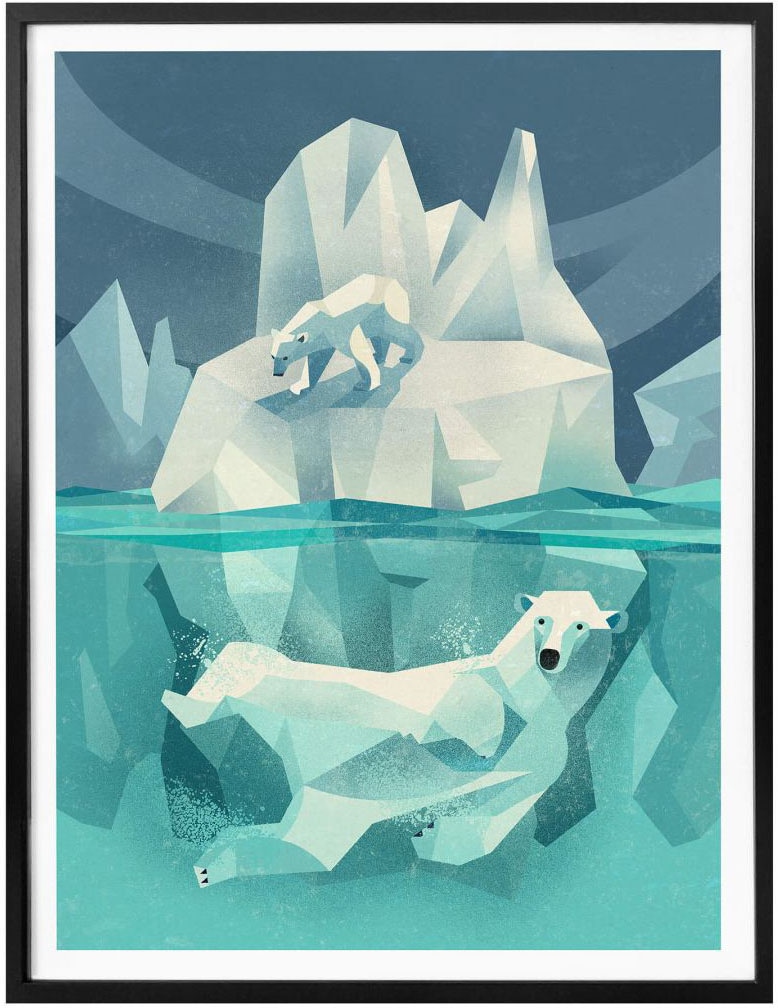 (1 St.), Tiere, Wandposter Wandbild, Wall-Art Poster, Poster Bild, Bear«, bequem kaufen »Polar