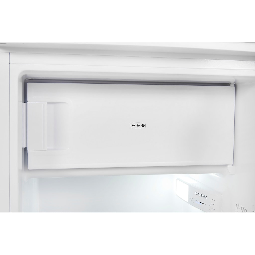 exquisit Kühlschrank »KS185-3-H-040F«, KS185-3-H-040F weiss, 122 cm hoch, 55 cm breit, 190 L Volumen