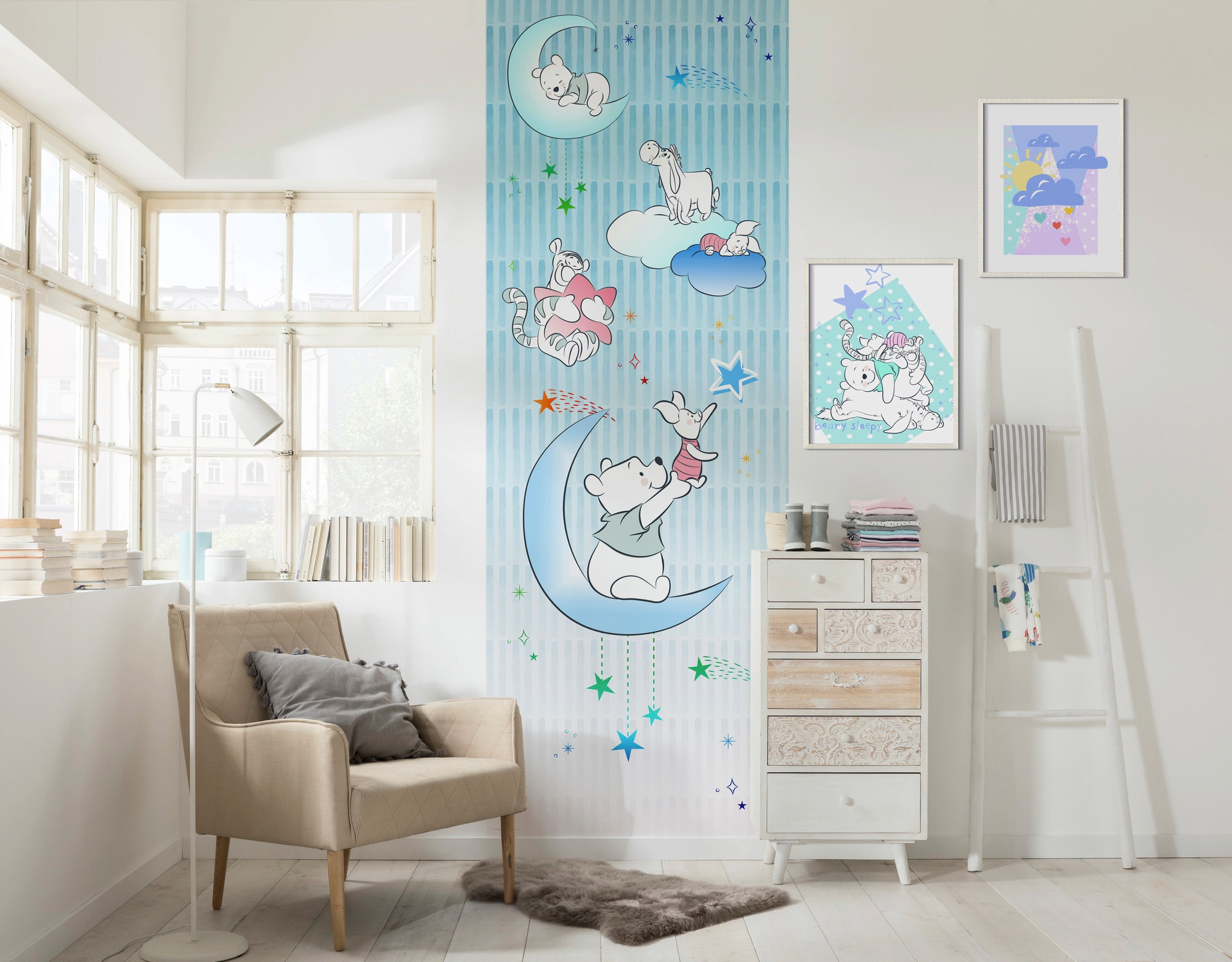 Komar Vliestapete bedruckt glatt Kinderzimmer