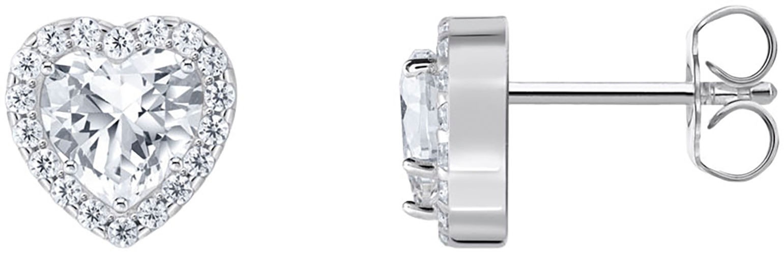 THOMAS SABO Sterling Silver Halo Stud Earrings H2305-051-14
