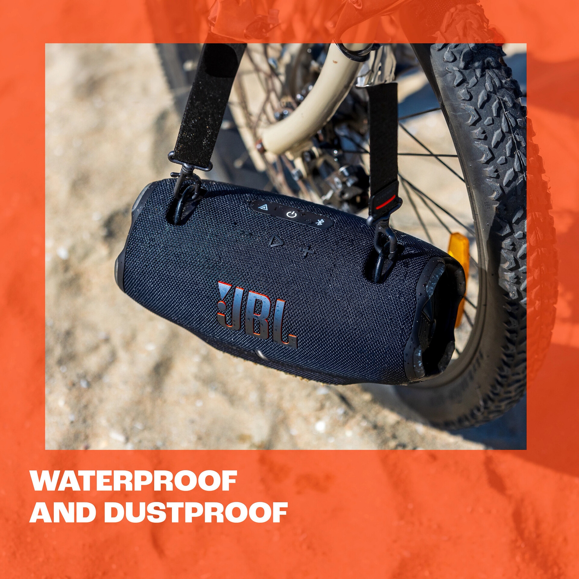 JBL Bluetooth-Lautsprecher »XTREME 4 - tragbarer wasserdichter Lautsprecher mit Schultergurt«, machtiger JBL Pro Sound