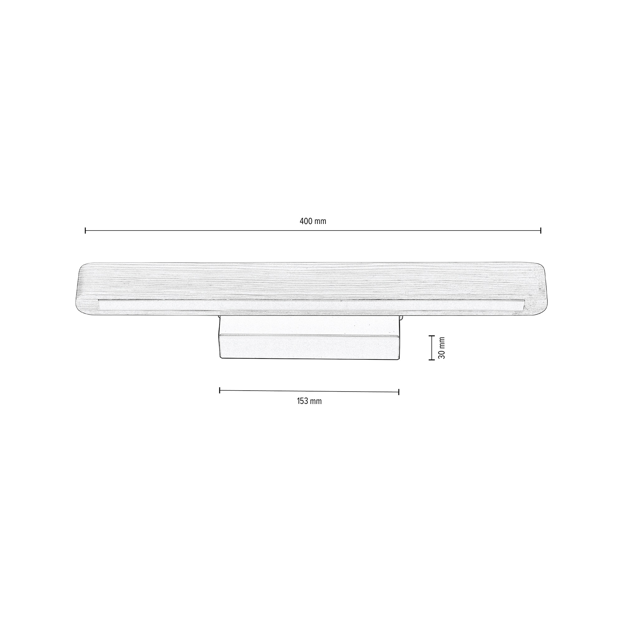 BRITOP LIGHTING Wandleuchte »FORESTIER«, 1 flammig, Leuchtmittel LED-Modul | LED fest integriert, aus Massivholz, Naturprodukt mit FSC®-Zertifikat, LED-Modul integriert