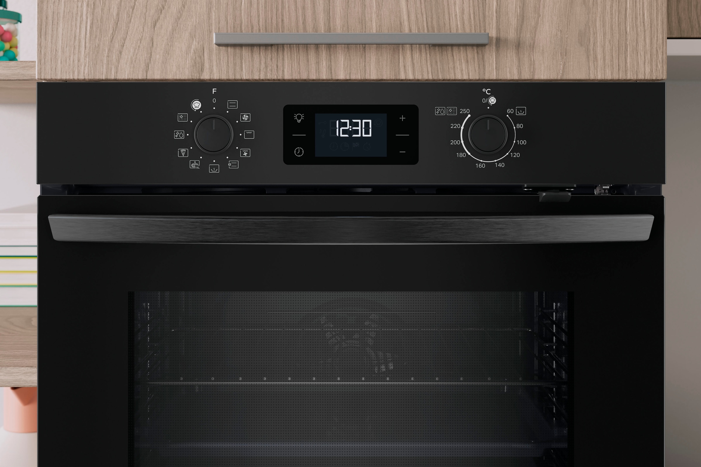 Privileg Backofen-Set »PBA285PU1K«, (Set, 2 St.), Hydrolyse & Pyrolyse - zwei Reinigungsfunktionen für jeden Bedarf