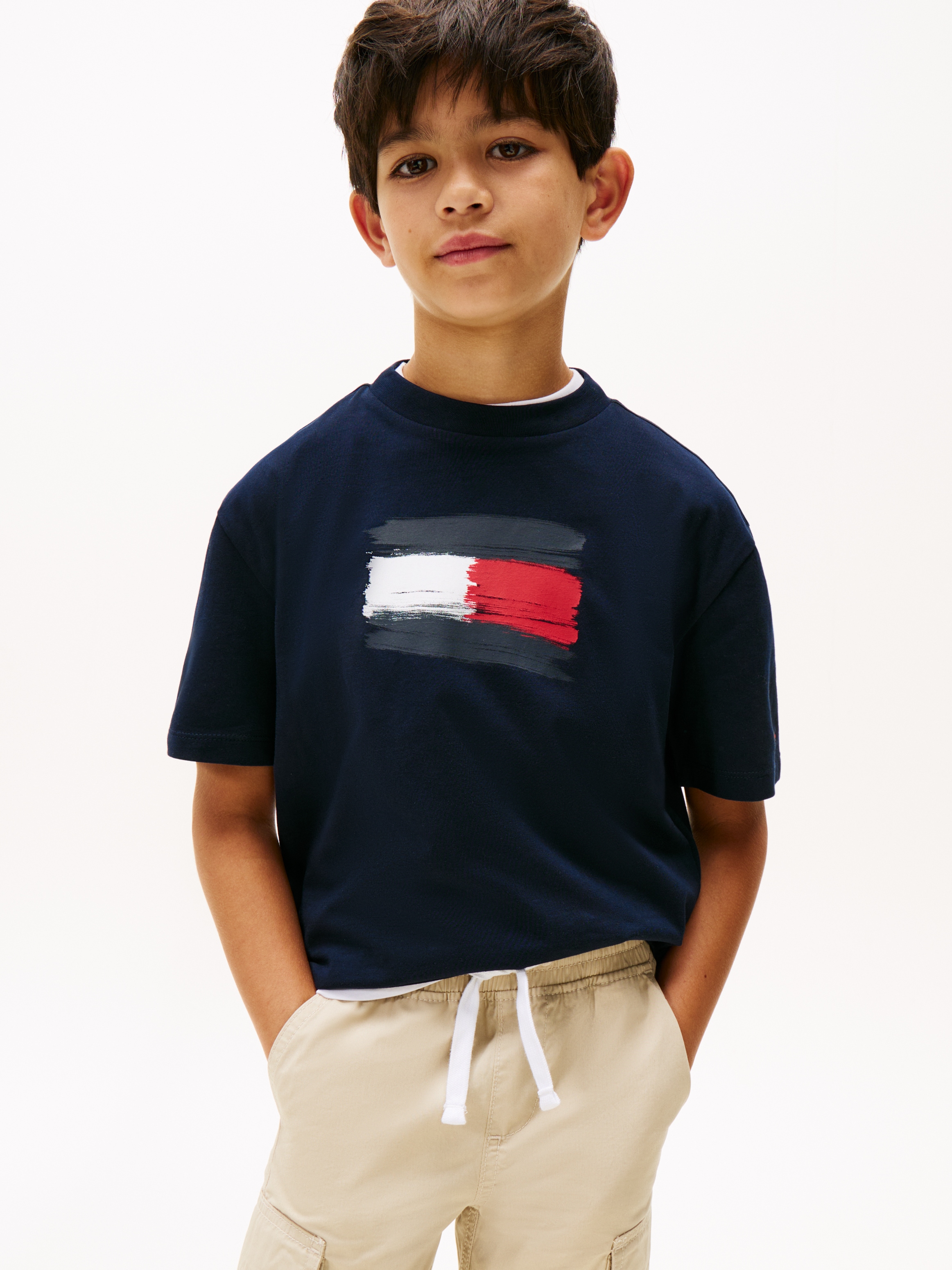 Tommy Hilfiger T-Shirt »FLAG ARCHIVE TEE SS« Kinder bis 16 Jahre