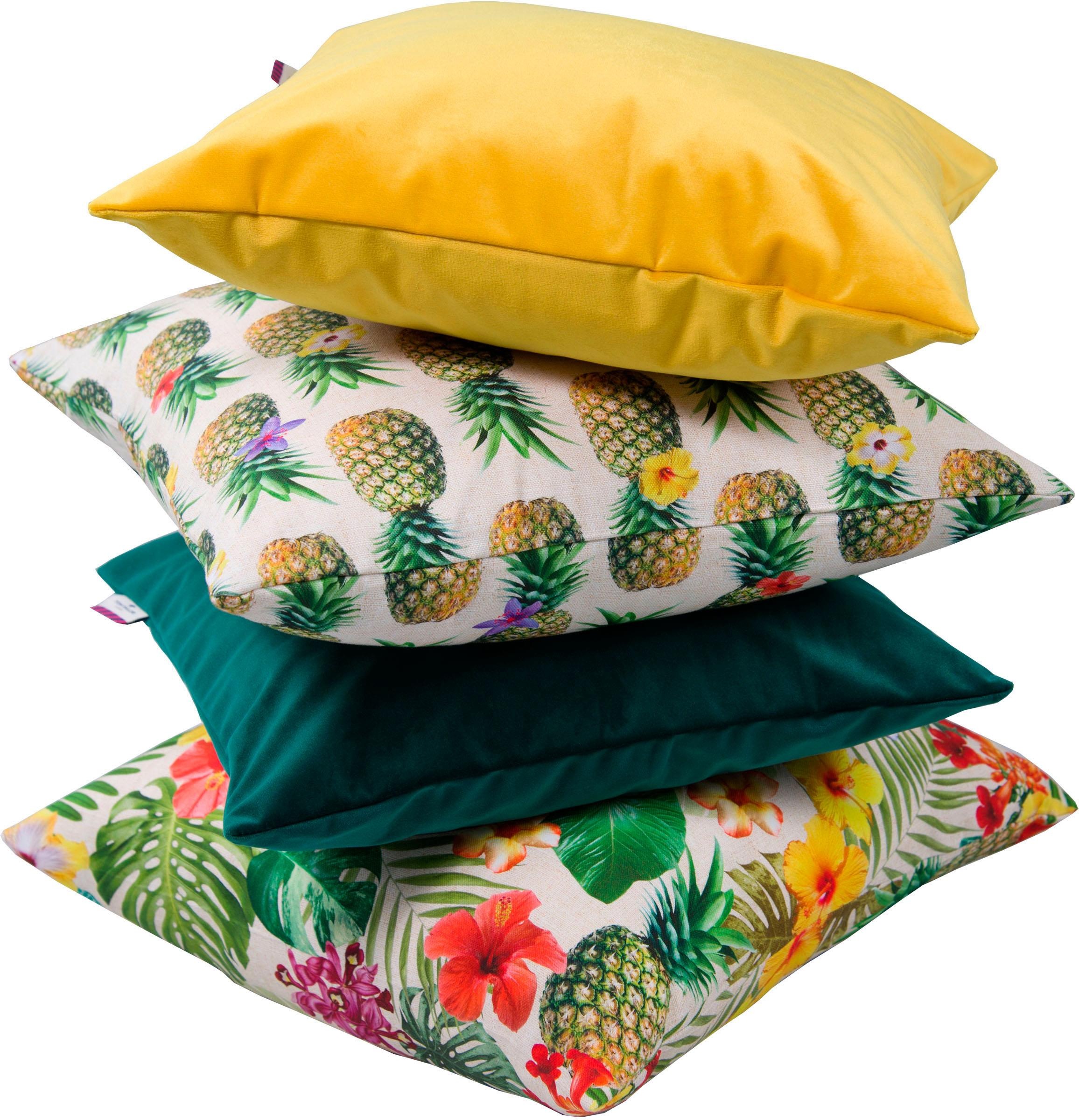 TOM TAILOR HOME Dekokissen »FRENCH VELVET«, Kissenhülle ohne Füllung, 1 Stück