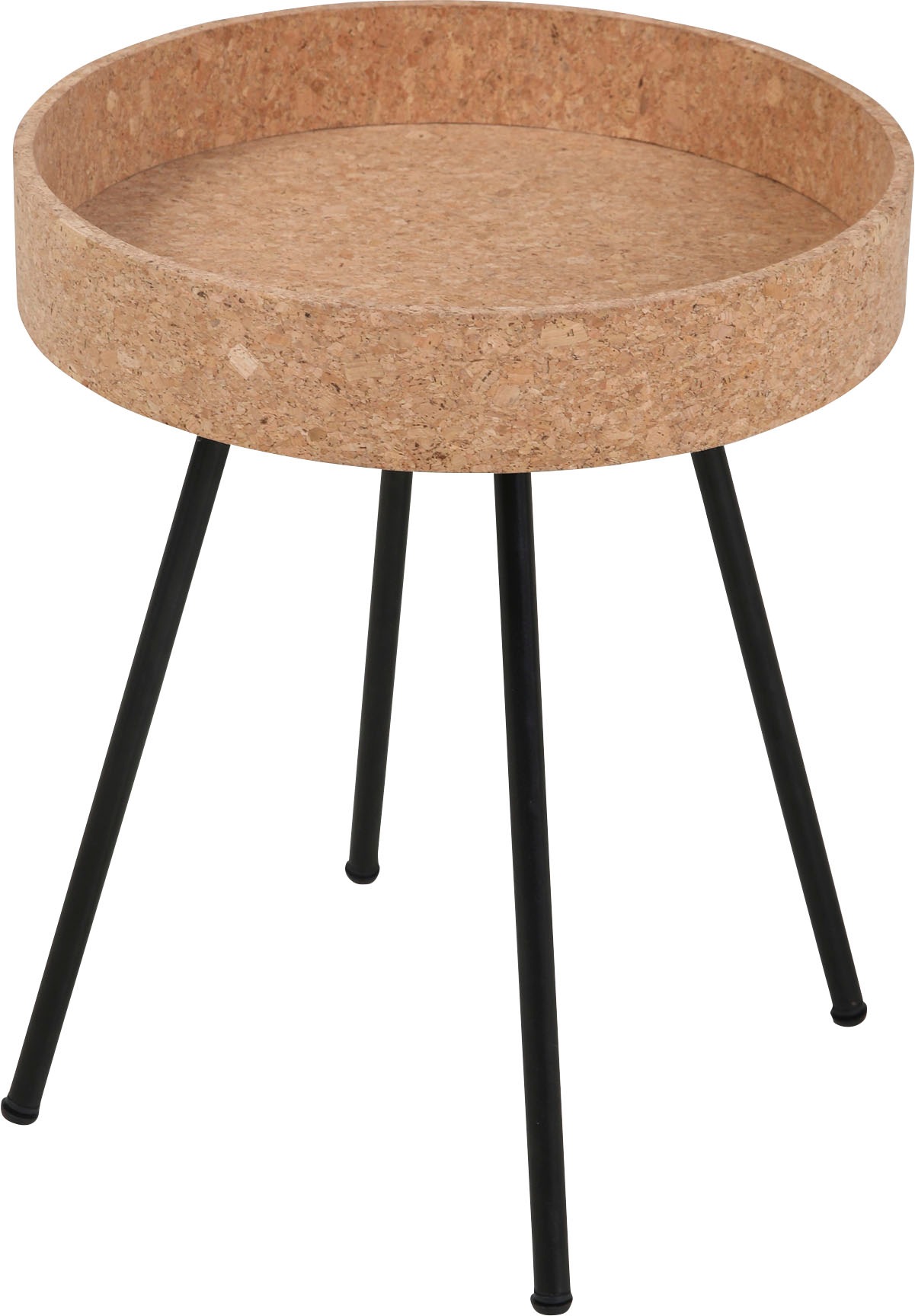 Home affaire Beistelltisch, (Set, 2 St.), Tischplatten aus Kork