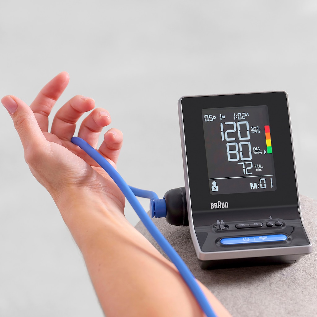 Braun Oberarm-Blutdruckmessgerät »ExactFit™ 5 Connect Intelligentes Blutdruckmessgerät - BUA6350EU«