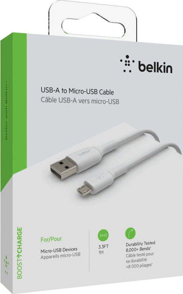 Belkin Smartphone-Kabel »Micro-USB/USB-A Kabel PVC, 1m«, USB Typ A-Micro-USB, 100 cm