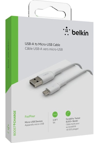 Smartphone-Kabel »Micro-USB/USB-A Kabel PVC, 1m«, USB Typ A-Micro-USB, 100 cm