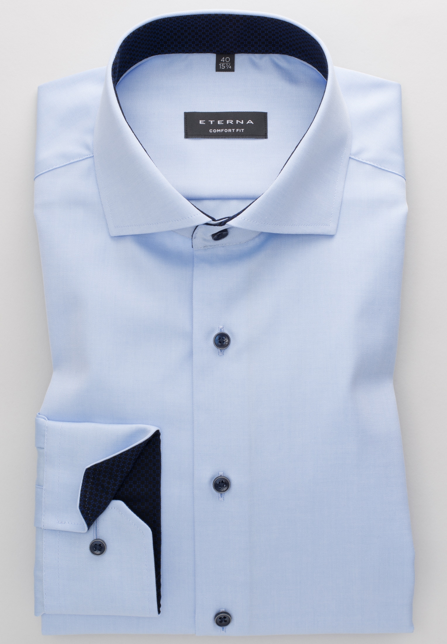 Eterna Langarmhemd »COMFORT FIT«, NON IRON (bügelfrei)