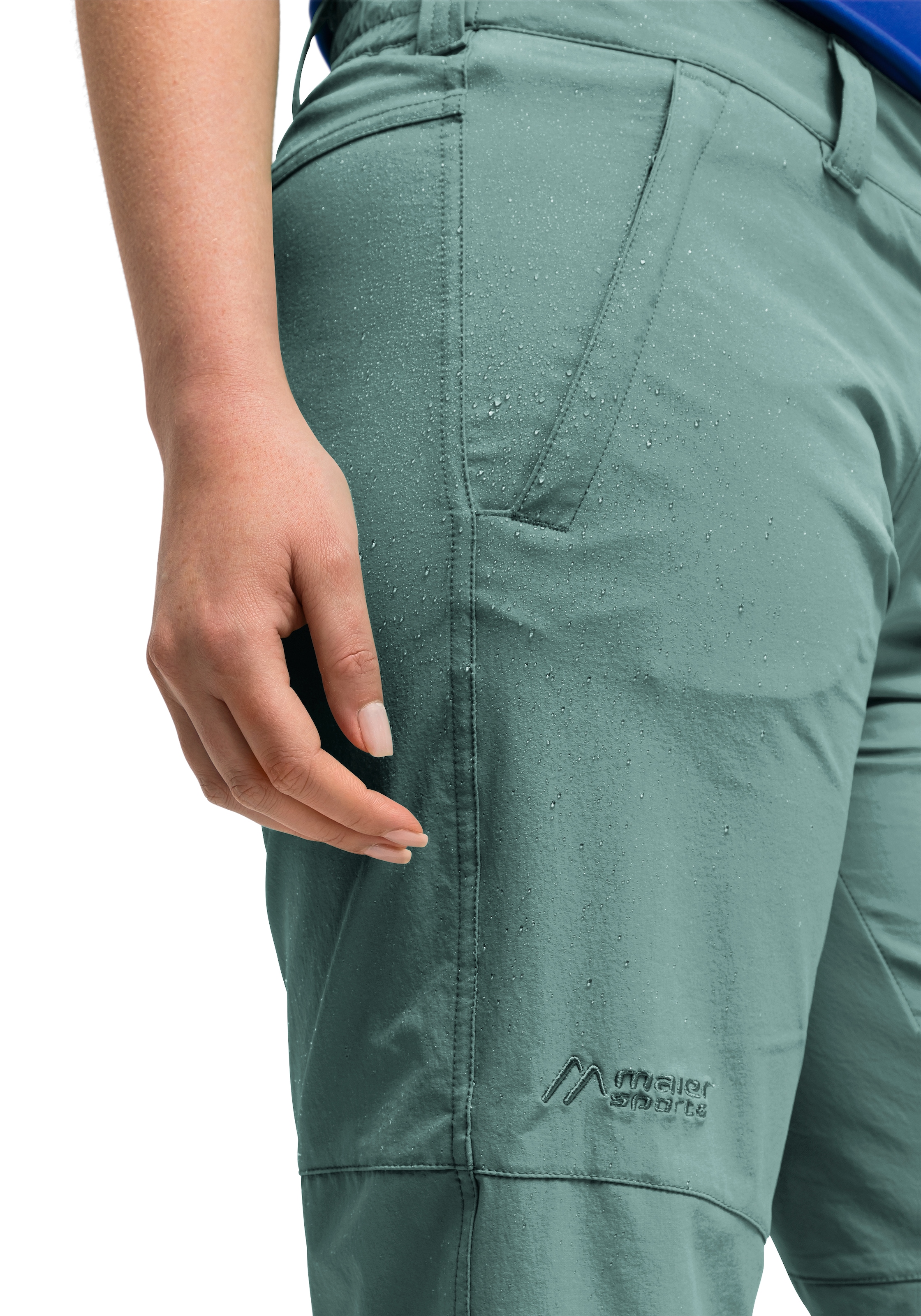 Maier Sports Funktionsshorts »Lawa«, Damen Shorts, kurze Wanderhose, Outdoorhose mit 2 Taschen, Regular Fit