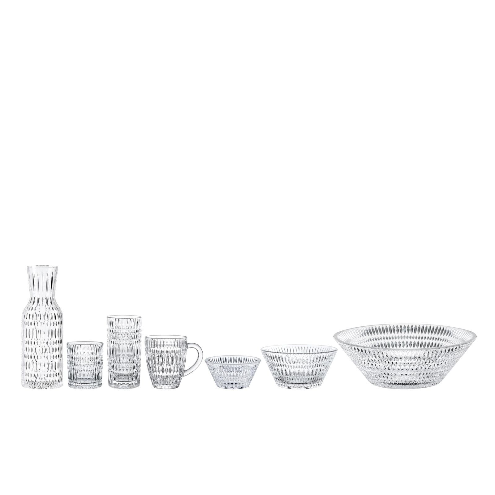 Nachtmann Schale »Schalen-Set Ethno 3er Set transparent«