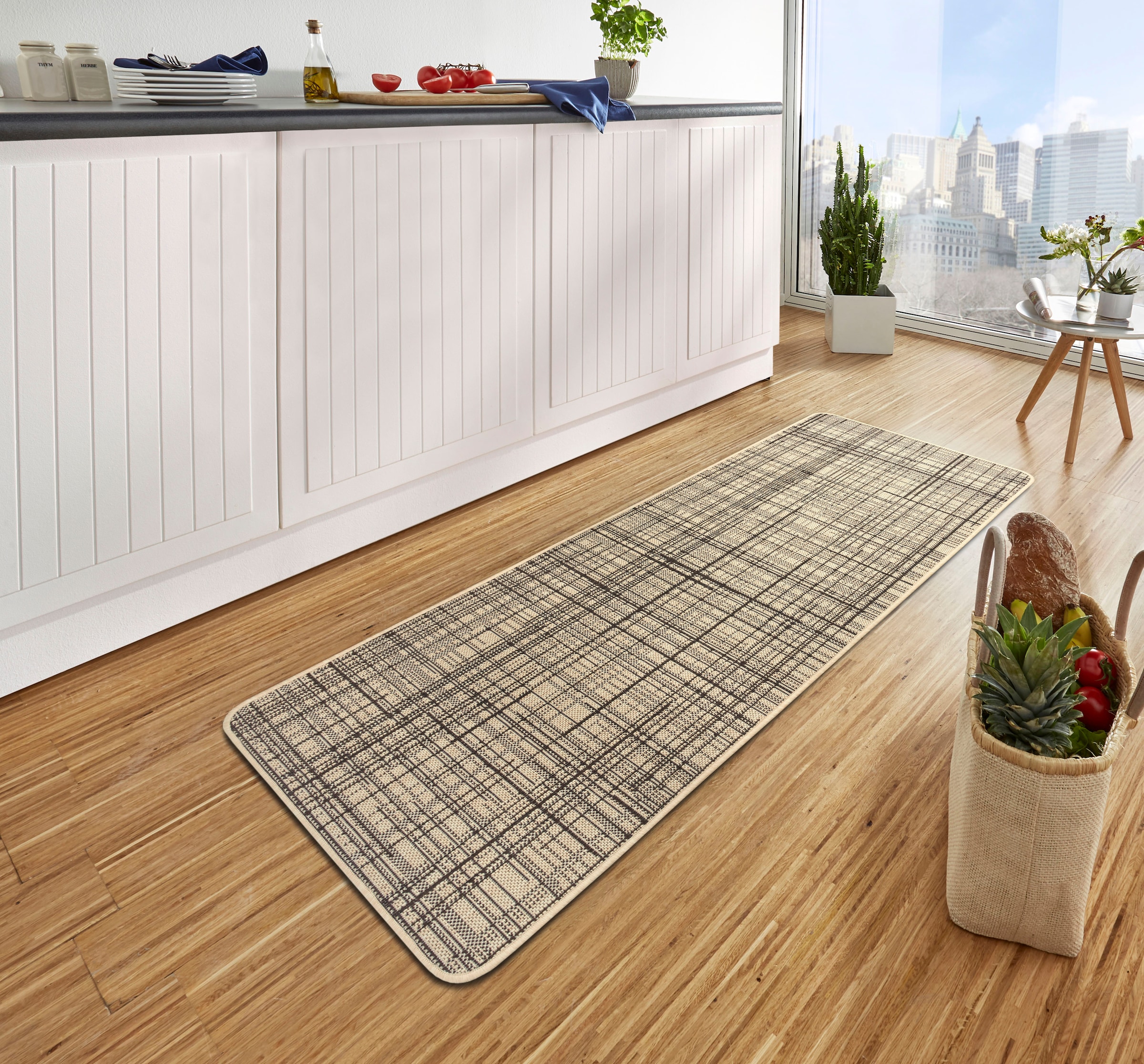 Hanse Home Exclusiv Läufer »Liniya«, rechteckig, 5 mm Höhe, rutschhemmender Rücken aus TPA, strapazierfähig, Waschbar bei 30°C