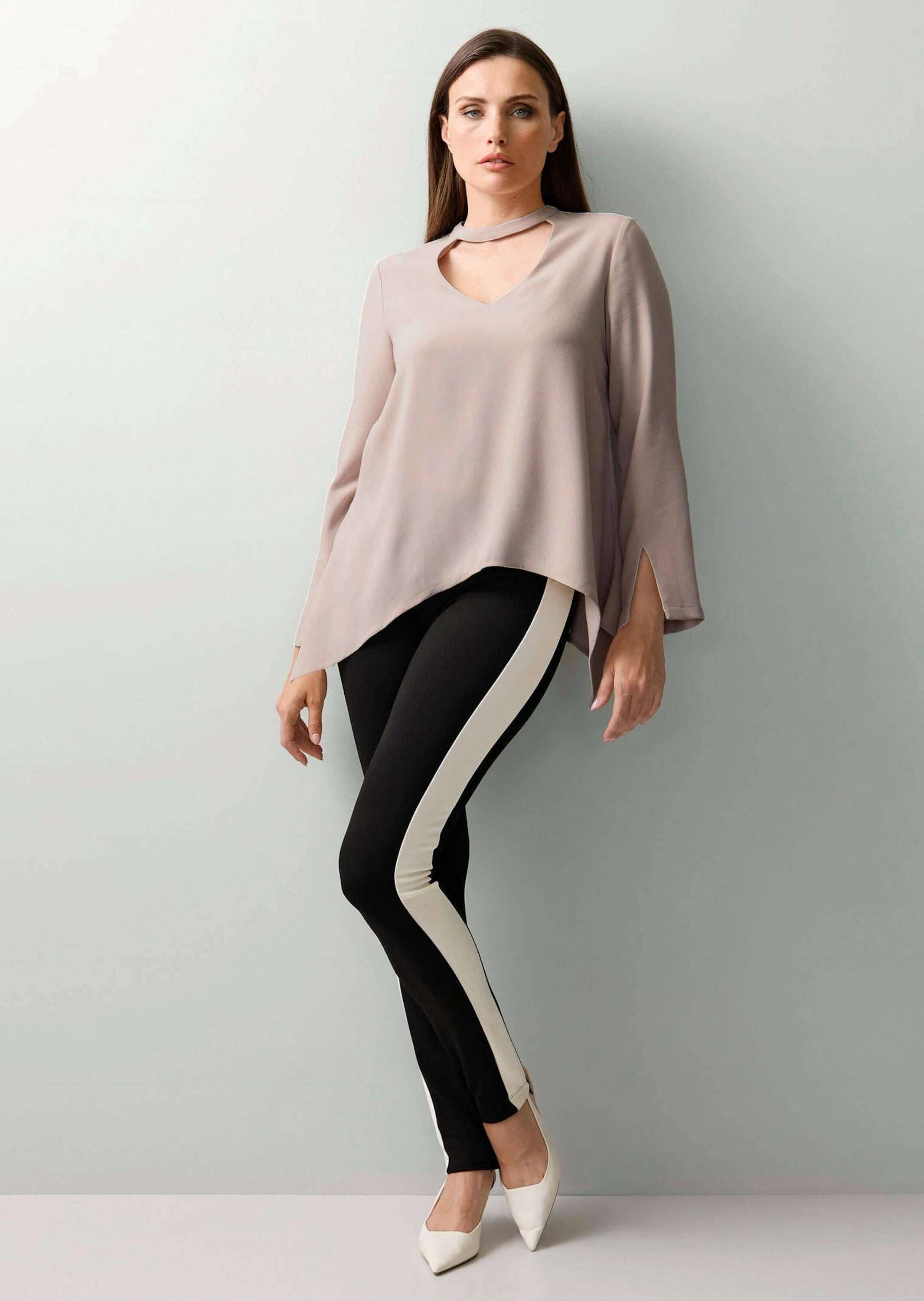 Alba Moda Langarmbluse »Oversizedbluse Oversizedbluse mit Cutout«