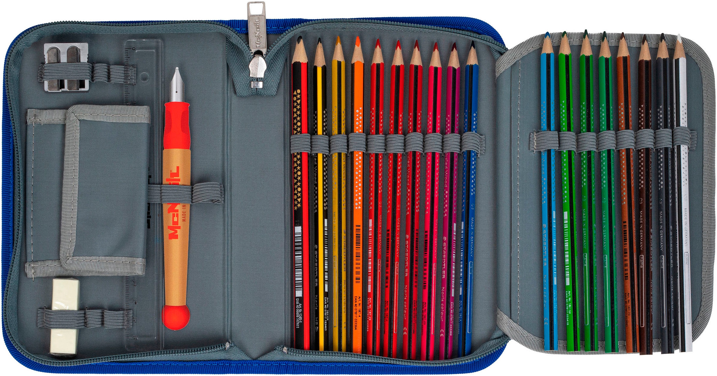 McNeill Schulranzen »Tenero, Tetra« reflektierende Streifen auf den Schultergurten;retroreflektierende Flächen inkl. Federmäppchen, Turnbeutel, Schlamperrolle & Motivmagnet