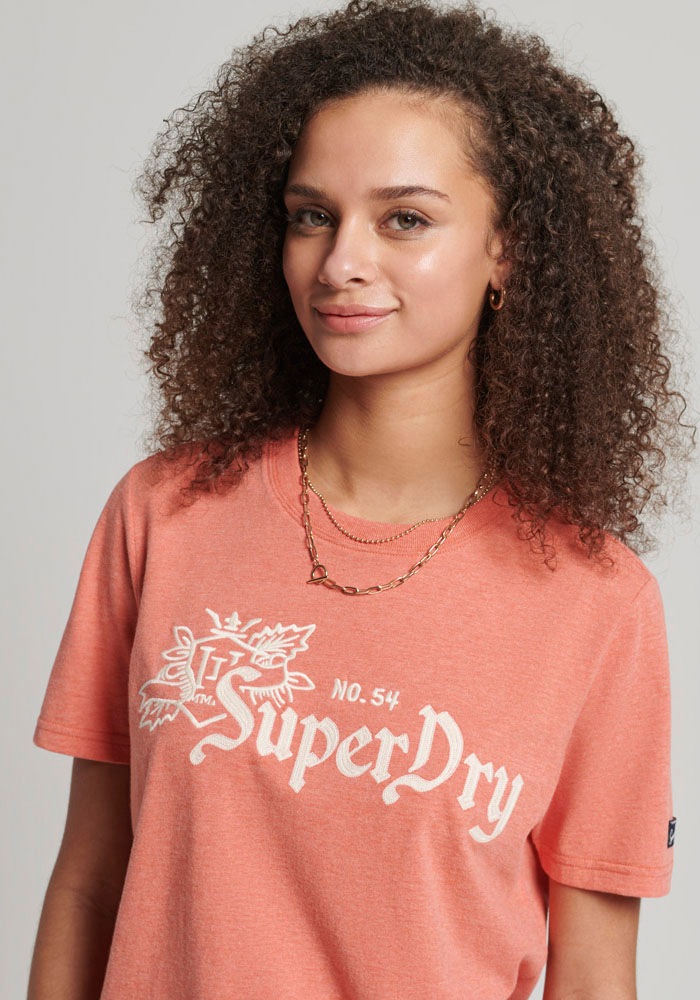 Superdry Kurzarmshirt Vintage „Pride In Craft“ T-Shirt