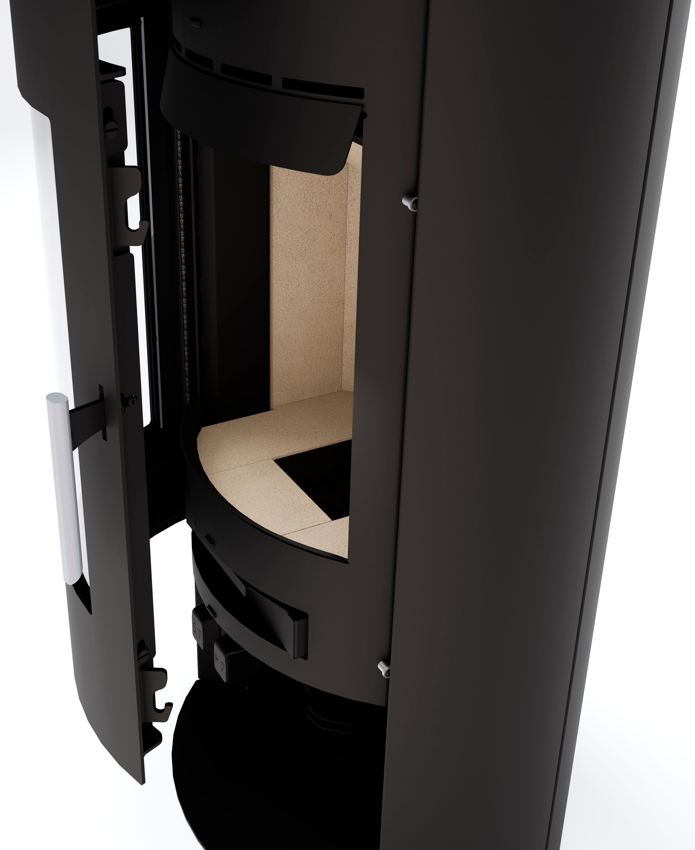 JUSTUS Kaminofen »Kaya 7« skandinavisches Design,  Aufstellort in deinem Zuhause