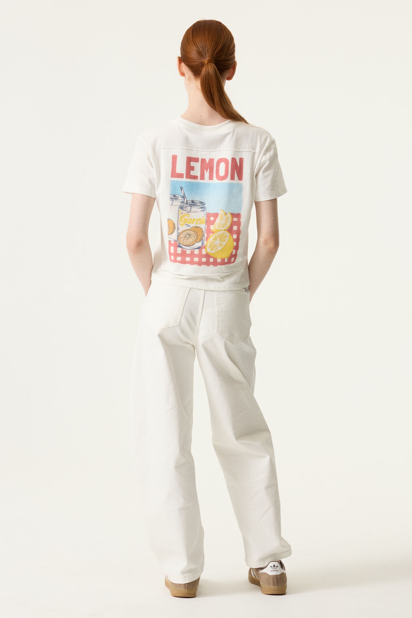 Garcia Rundhalsshirt mit großem Rückenprint