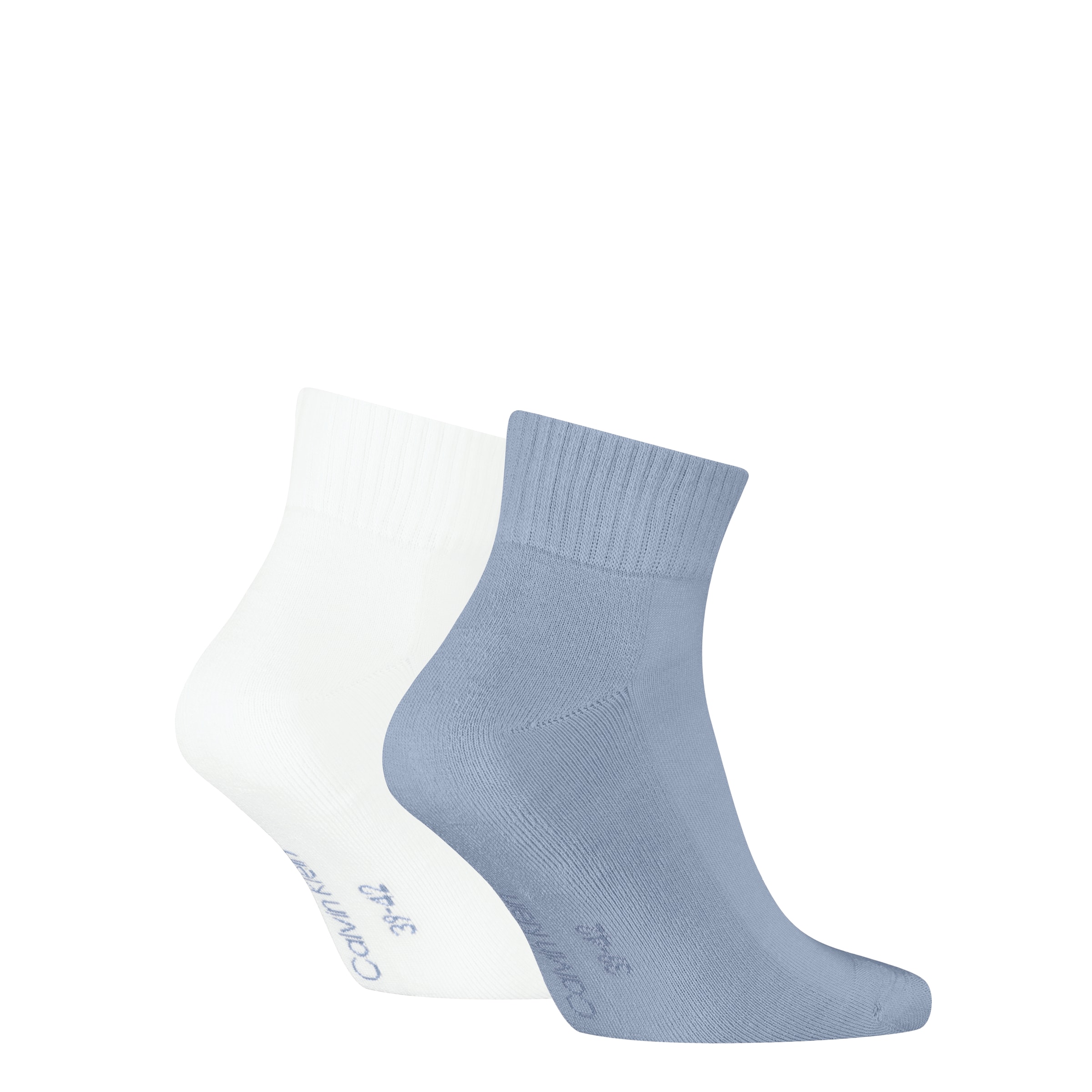 Calvin Klein Jeans Kurzsocken »CKJ MEN QUARTER 2P MONOGRAM«, (2 Paar, 2 Paar), mit dezenter Logostickerei